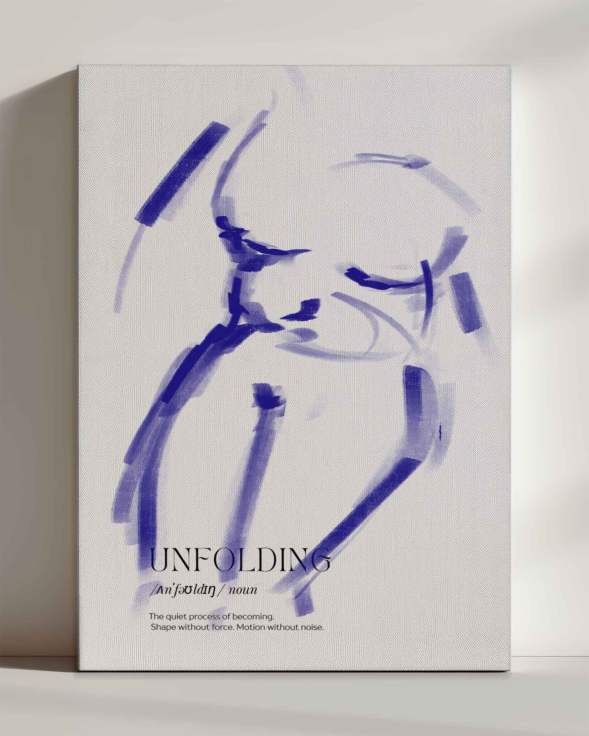 Unfolding - Leinwand