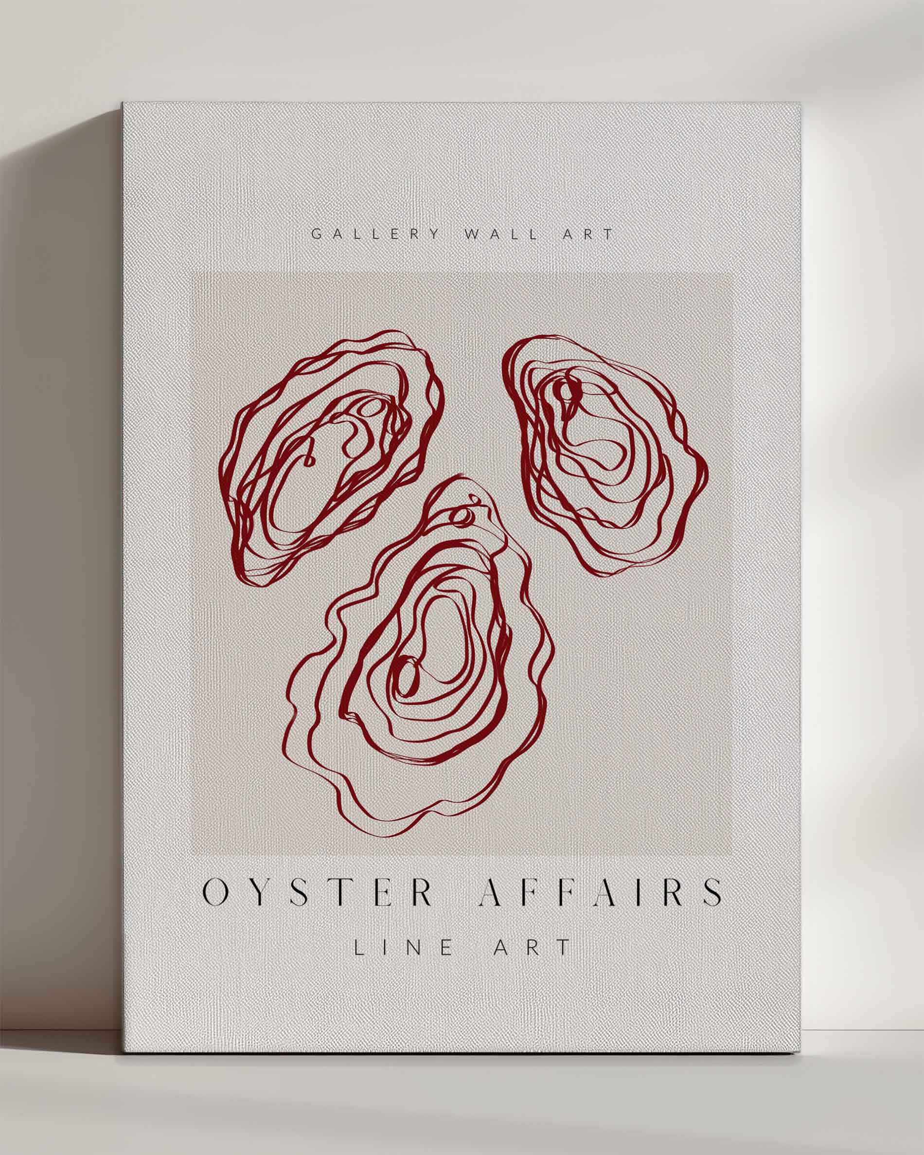 Oister Affairs Lobster - Leinwand