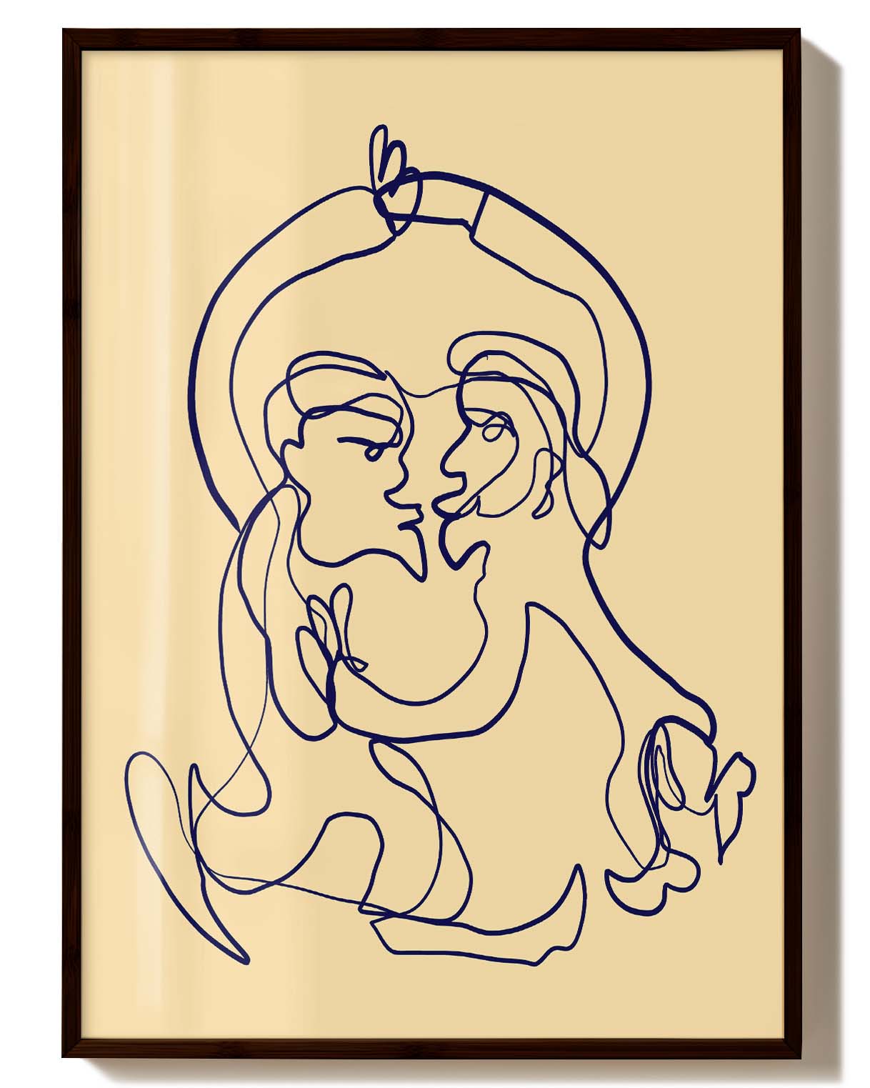 L’Amour | Line Art Poster