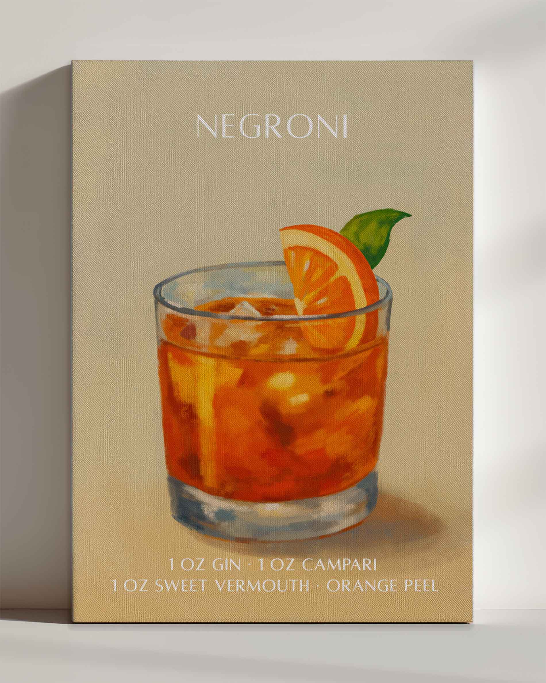 NEGRONI - Leinwand