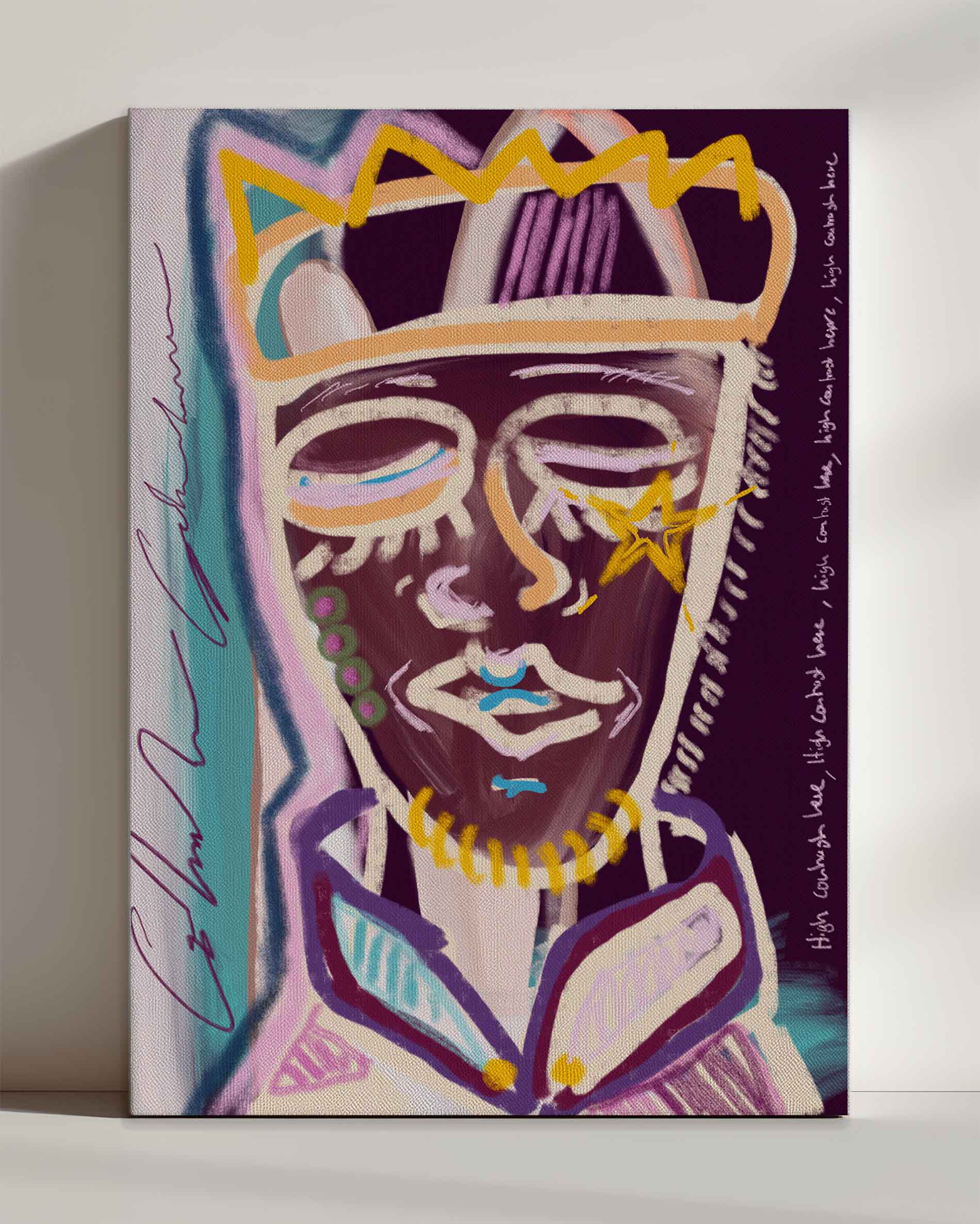 Digital crown - Leinwand
