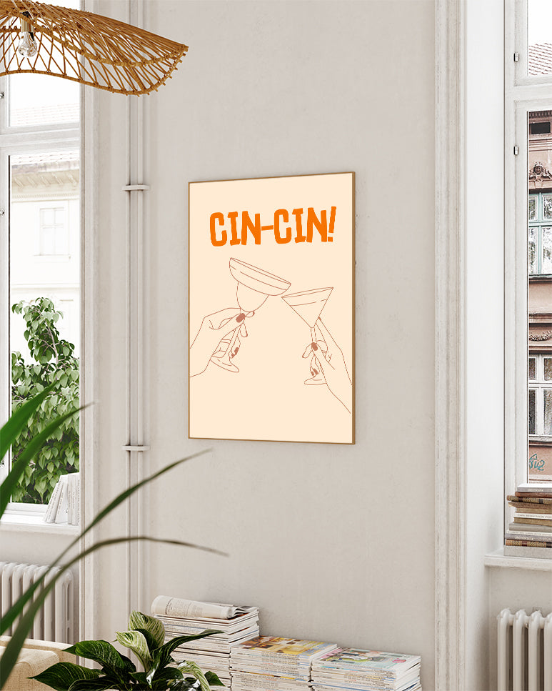 Cin Cin Cocktail Poster – Cin Cin