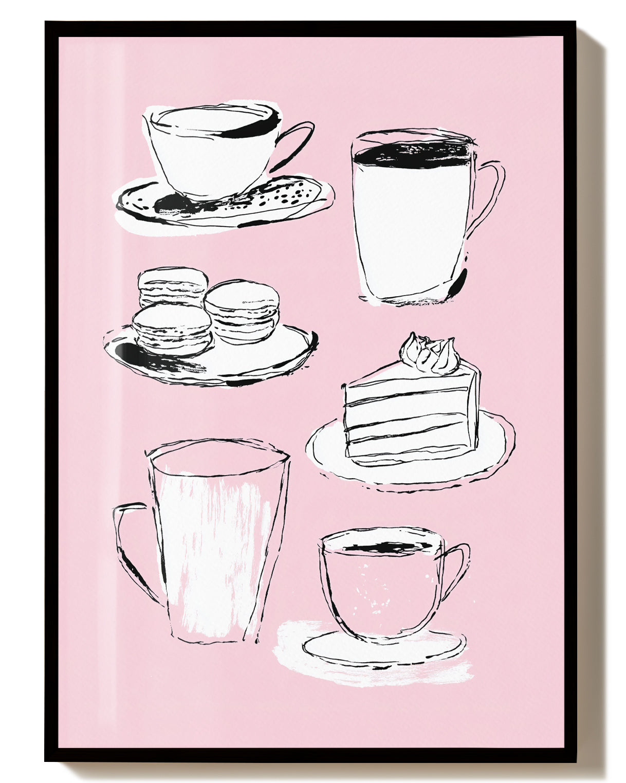 Minimalistisches Kaffee Poster modern – Coffee Time