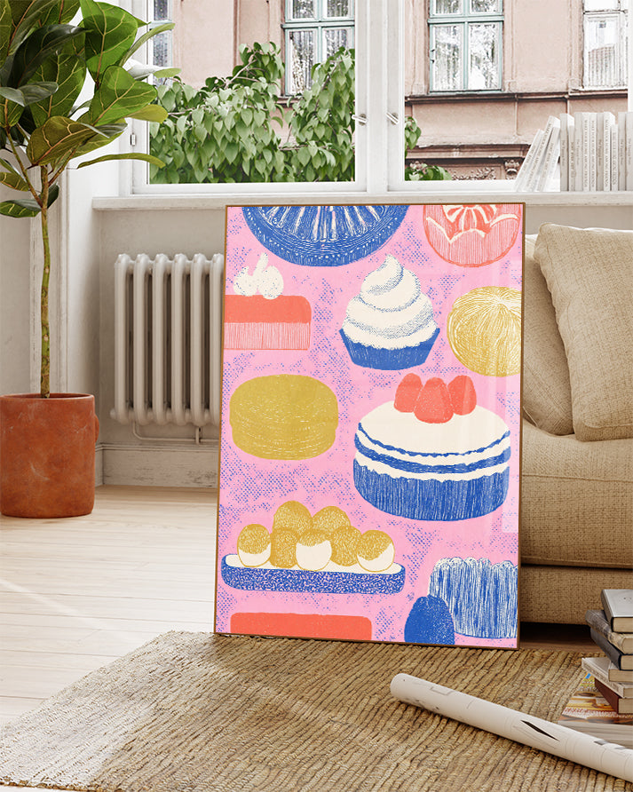 Dessert Poster modern bunt – Colorful Desserts
