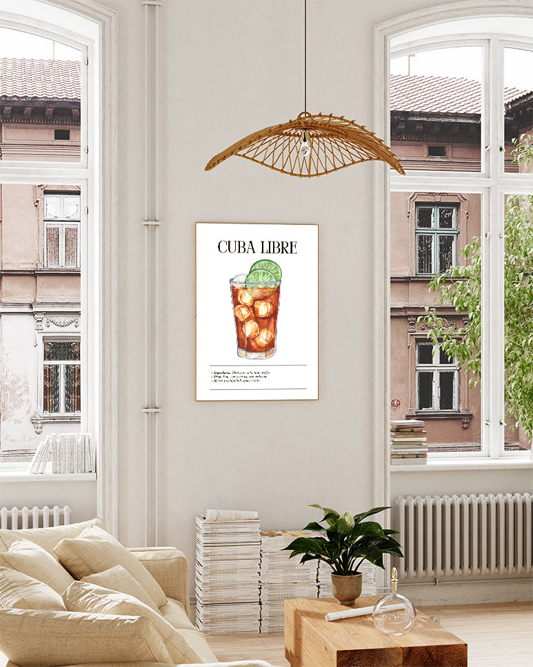 Cuba Libre Cocktail Poster – Cuba Libre