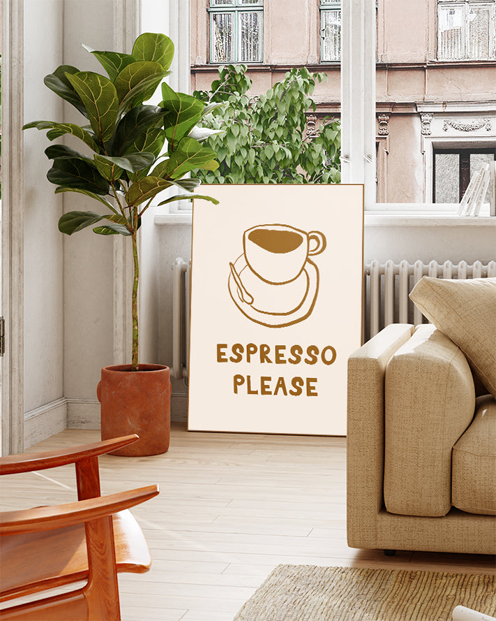 Espresso Poster modern – Espresso Please