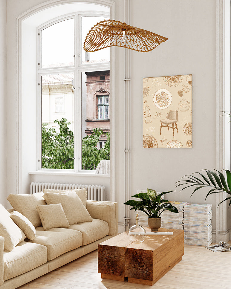 Kitchen Doodle Pattern Poster – Kitchen Doodle Pattern