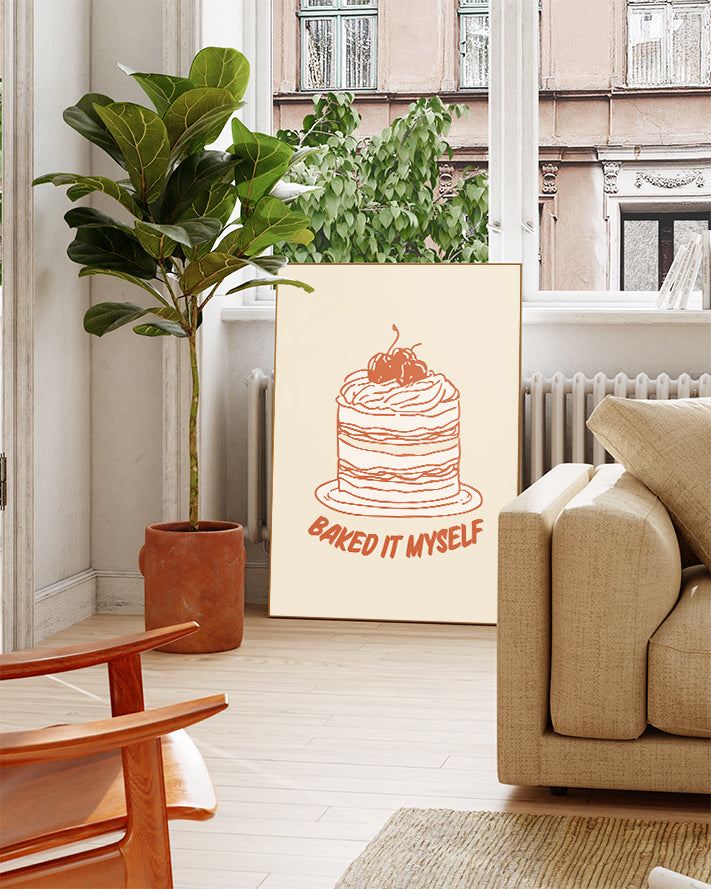 Kuchen Poster Illustration – Layered Cake