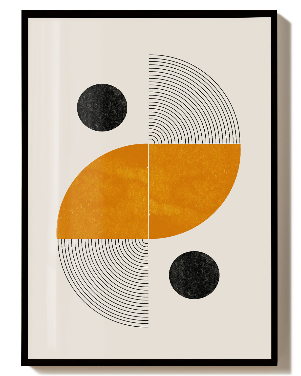 Mid Century Geometric Poster – Midcentury Geometric