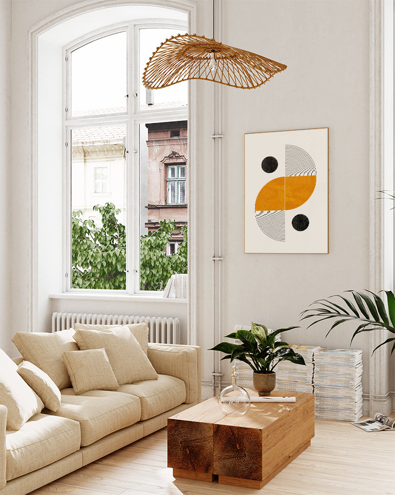 Mid Century Geometric Poster – Midcentury Geometric