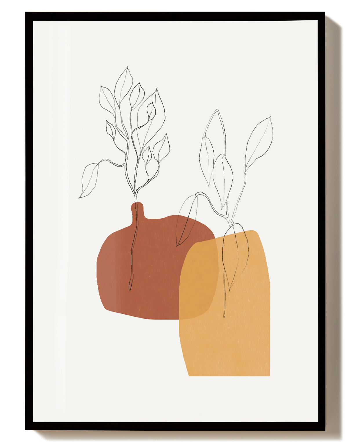 Moderne Abstrakte Formen Poster – Modern Abstract Shapes