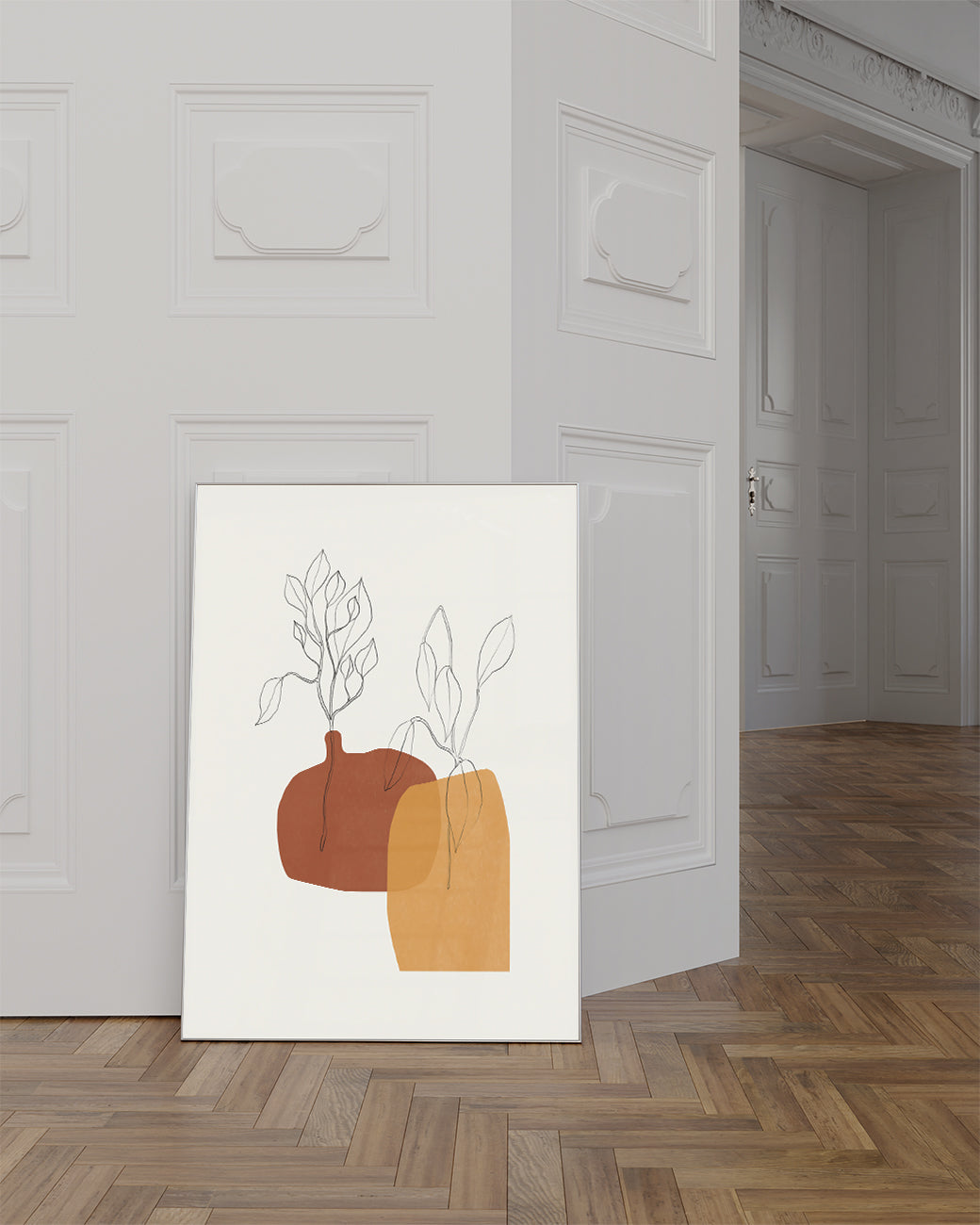 Moderne Abstrakte Formen Poster – Modern Abstract Shapes