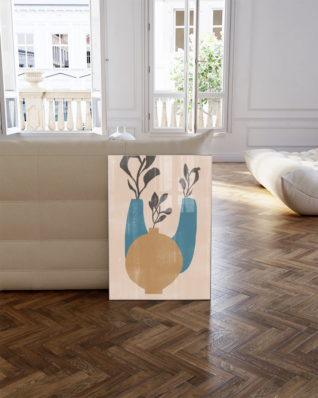 Moderne Botanische Komposition Poster – Modern Botanic Composition