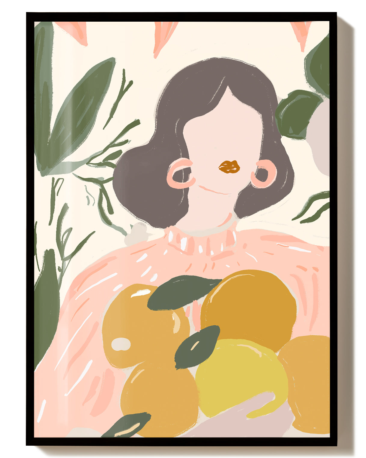 Modernes Portrait Poster Illustration – Soft Portrait