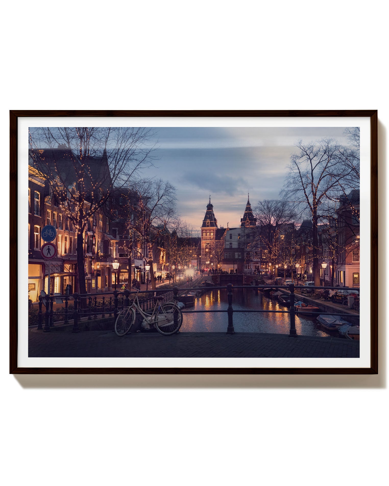 Amsterdam in the evening