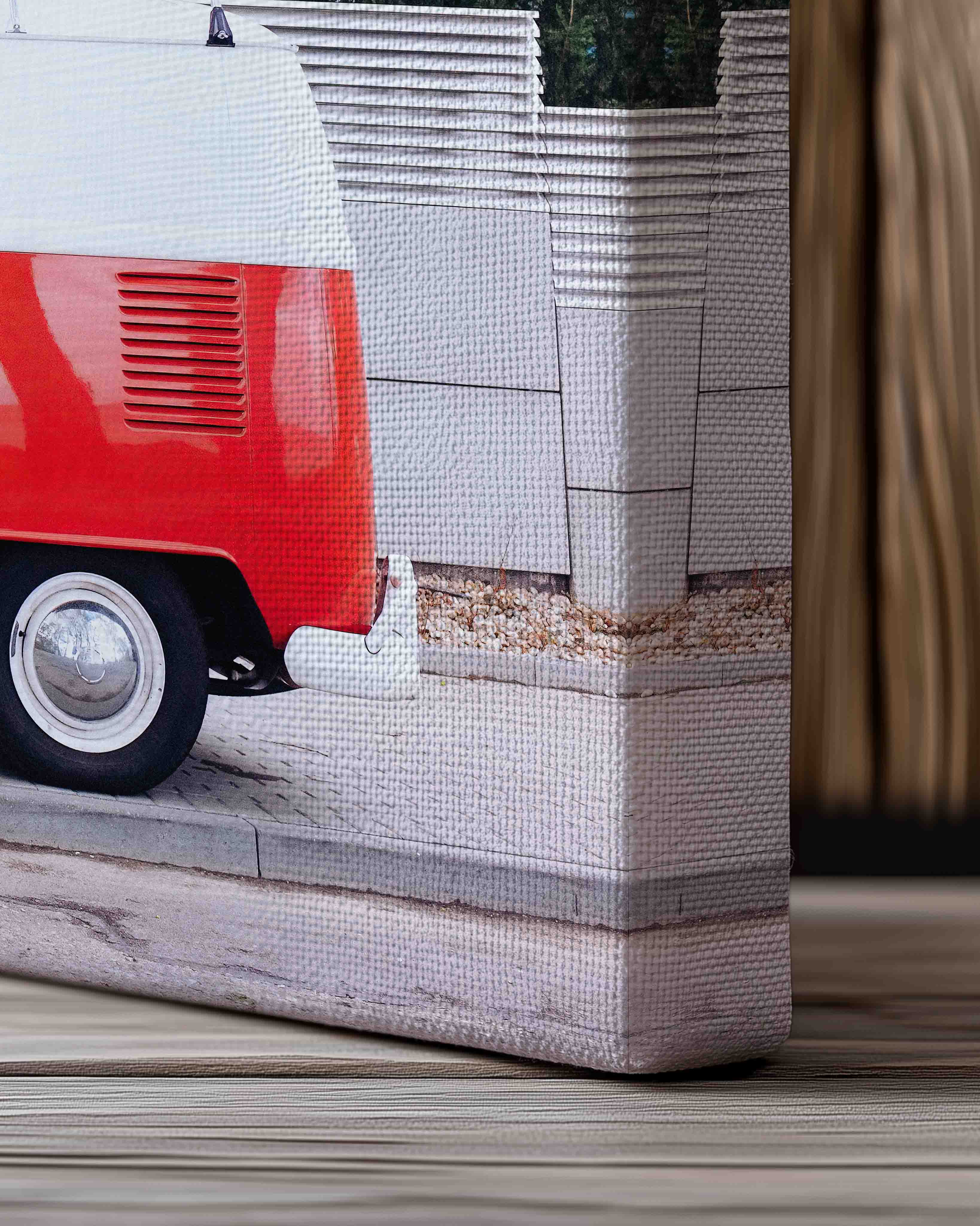 Red Van - Canvas