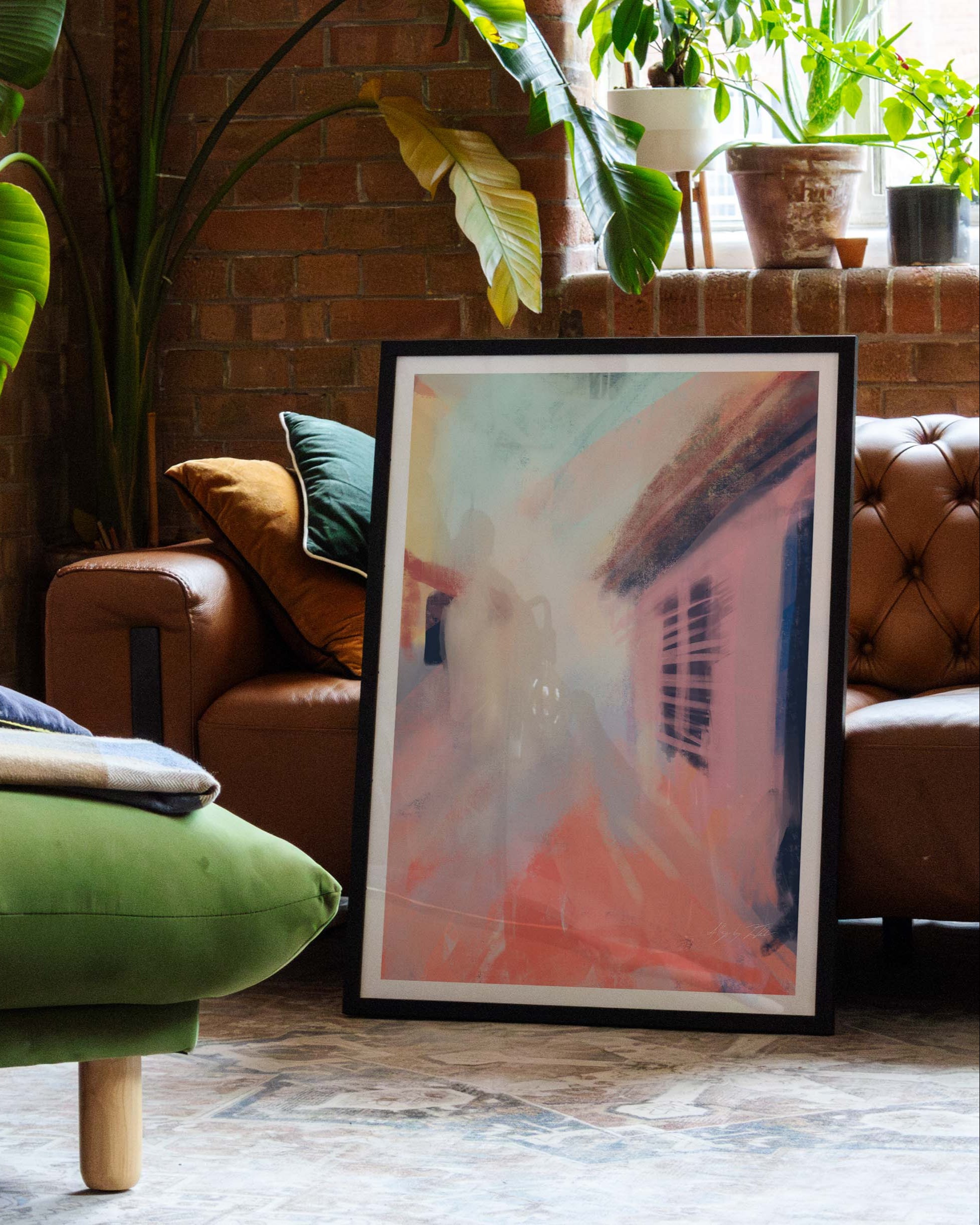 Alley Poster im Wohnzimmer – Fine Art Print – Spawnd