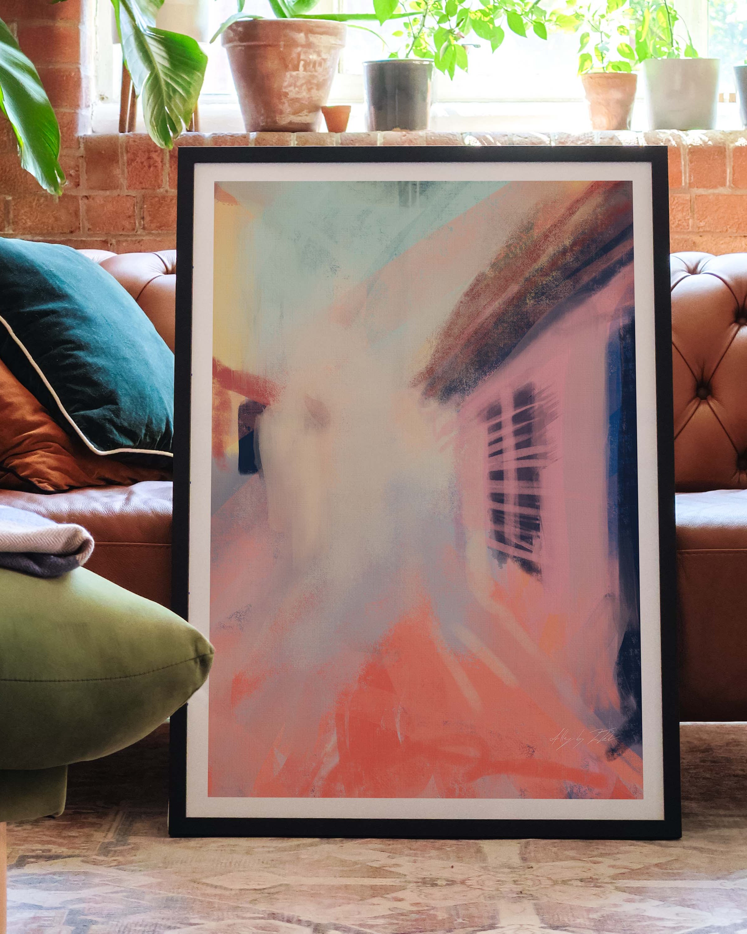 Alley Poster im Wohnzimmer – Fine Art Print – Spawnd
