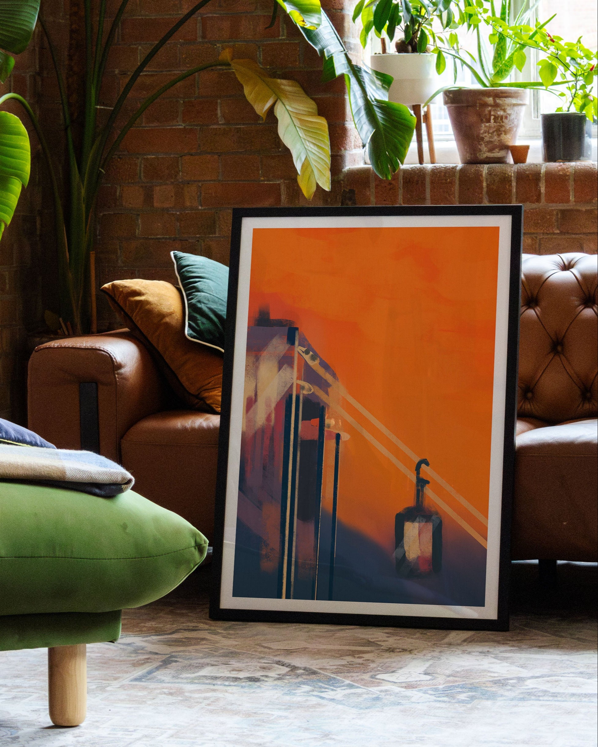 Alps Poster – FineArt Wandbild, moderne Kunst & Fine Art Print von Spawnd, handgefertigt & Made in Germany