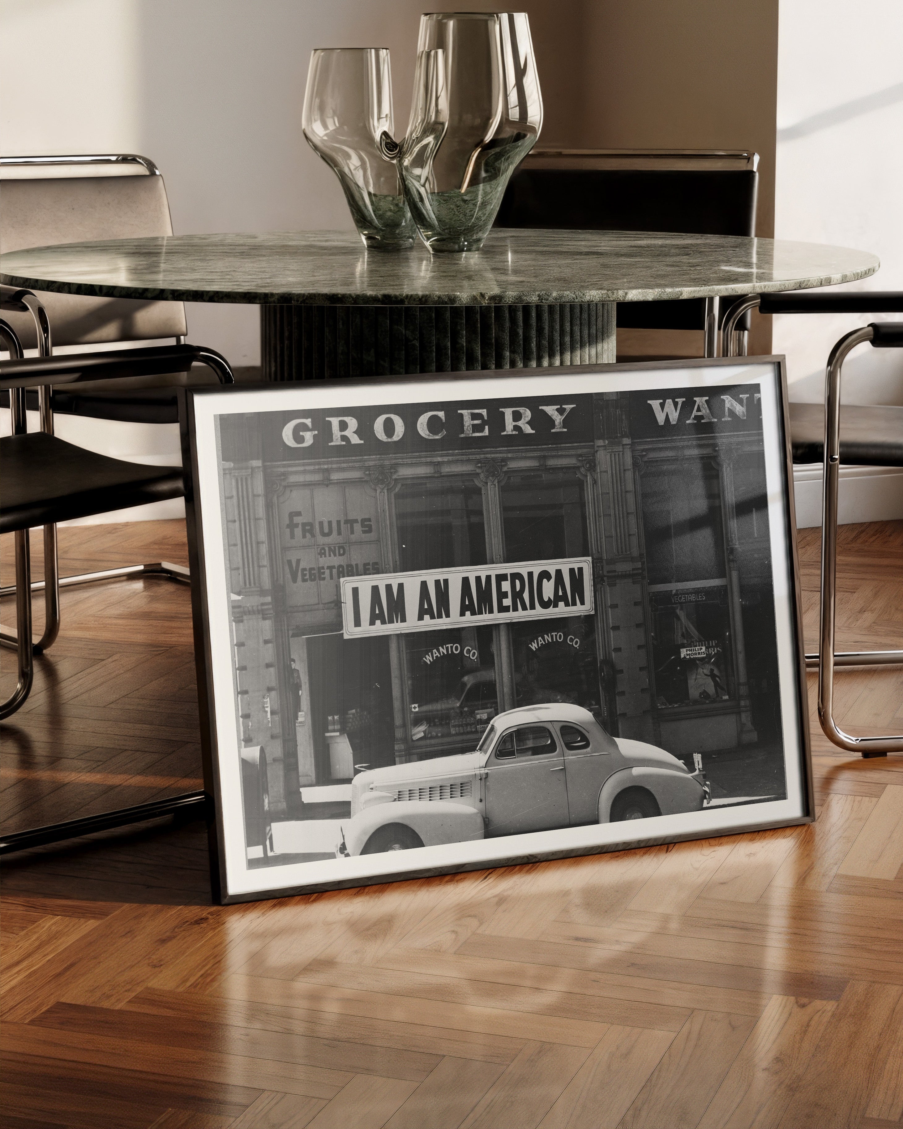 American Poster – FineArt Wandbild, moderne Kunst & Fine Art Print von Spawnd, handgefertigt & Made in Germany