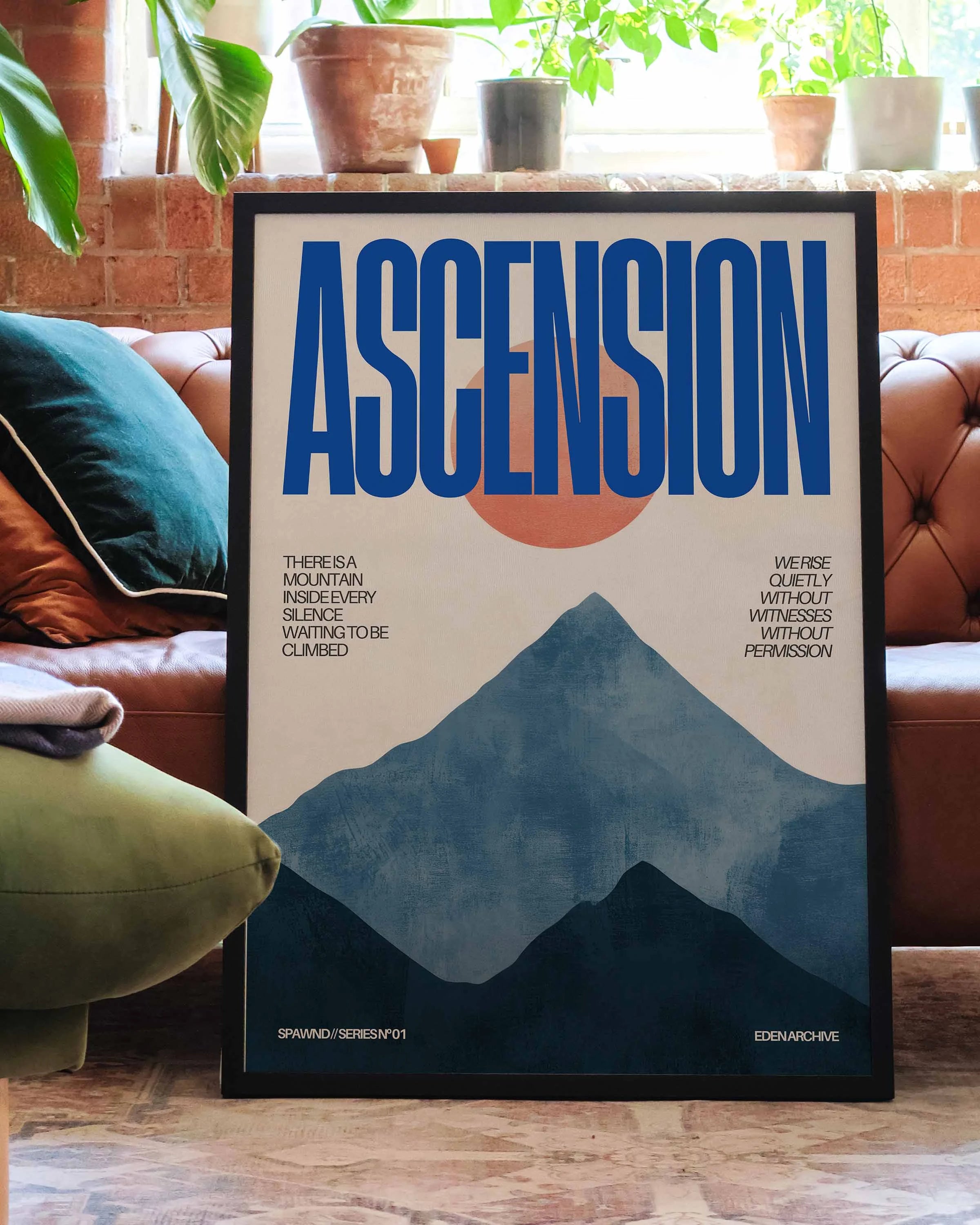 Ascension Poster – FineArt Wandbild, moderne Kunst & Fine Art Print von Spawnd, handgefertigt & Made in Germany