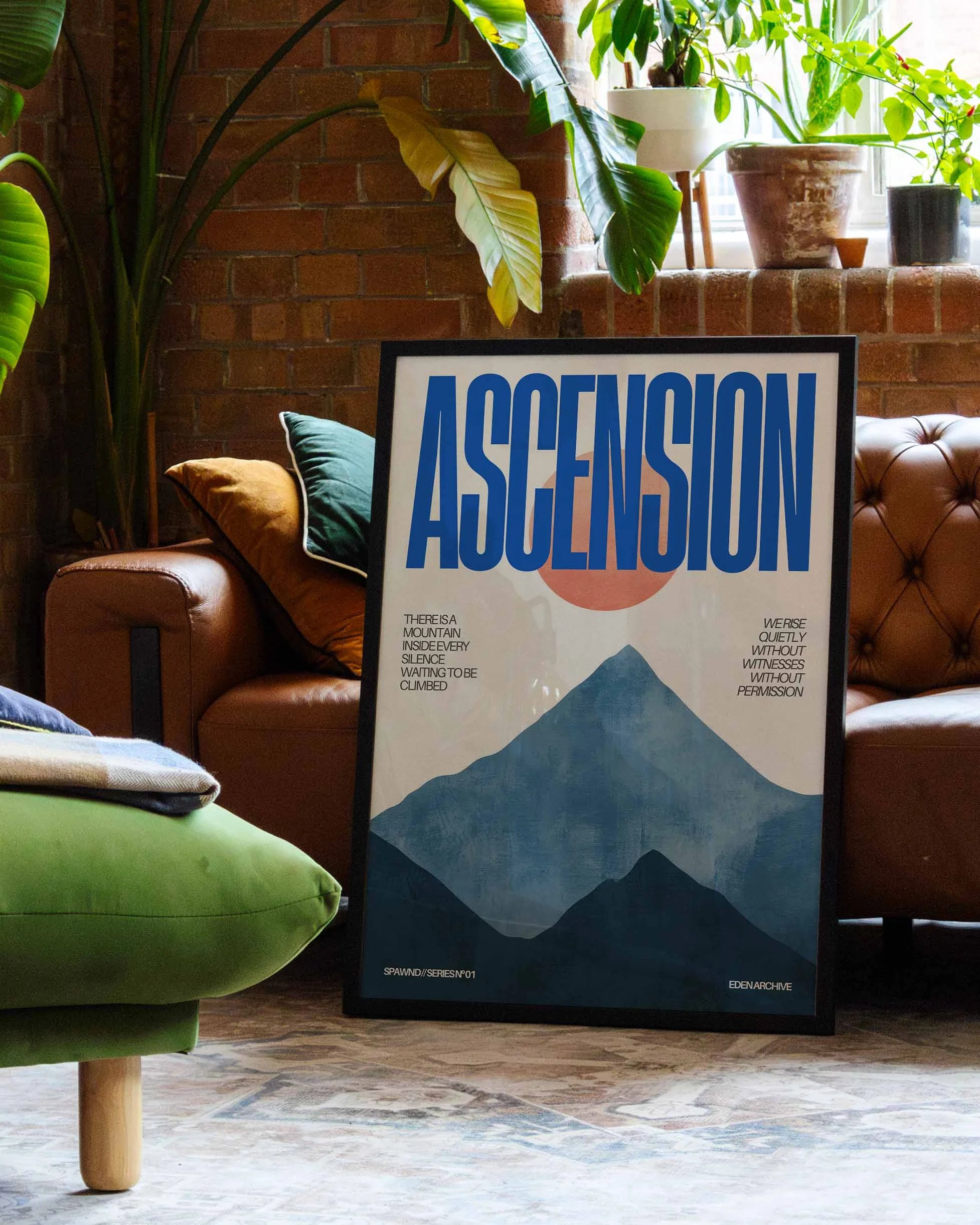 Ascension Poster – FineArt Wandbild, moderne Kunst & Fine Art Print von Spawnd, handgefertigt & Made in Germany