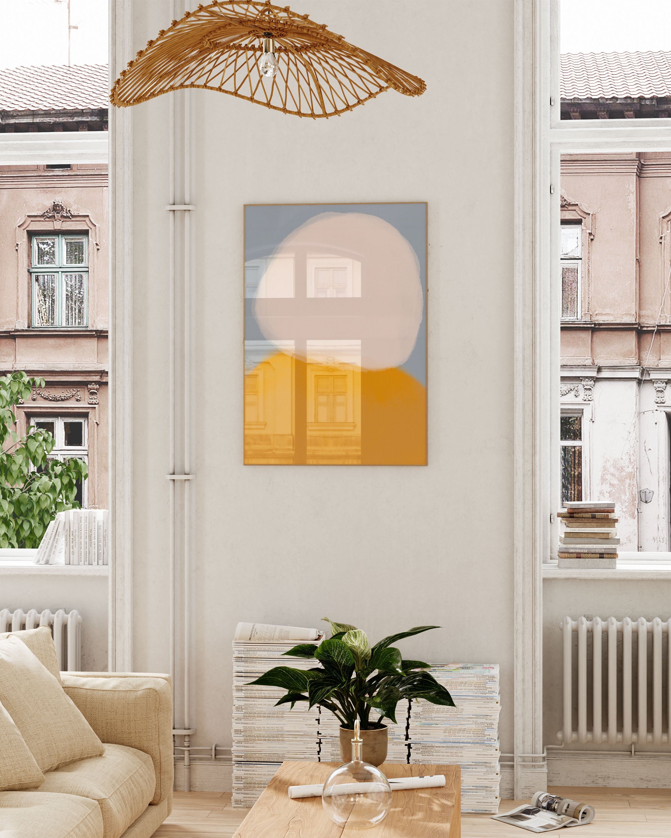 Avstand Poster – FineArt Wandbild, moderne Kunst & Fine Art Print von Spawnd, handgefertigt & Made in Germany