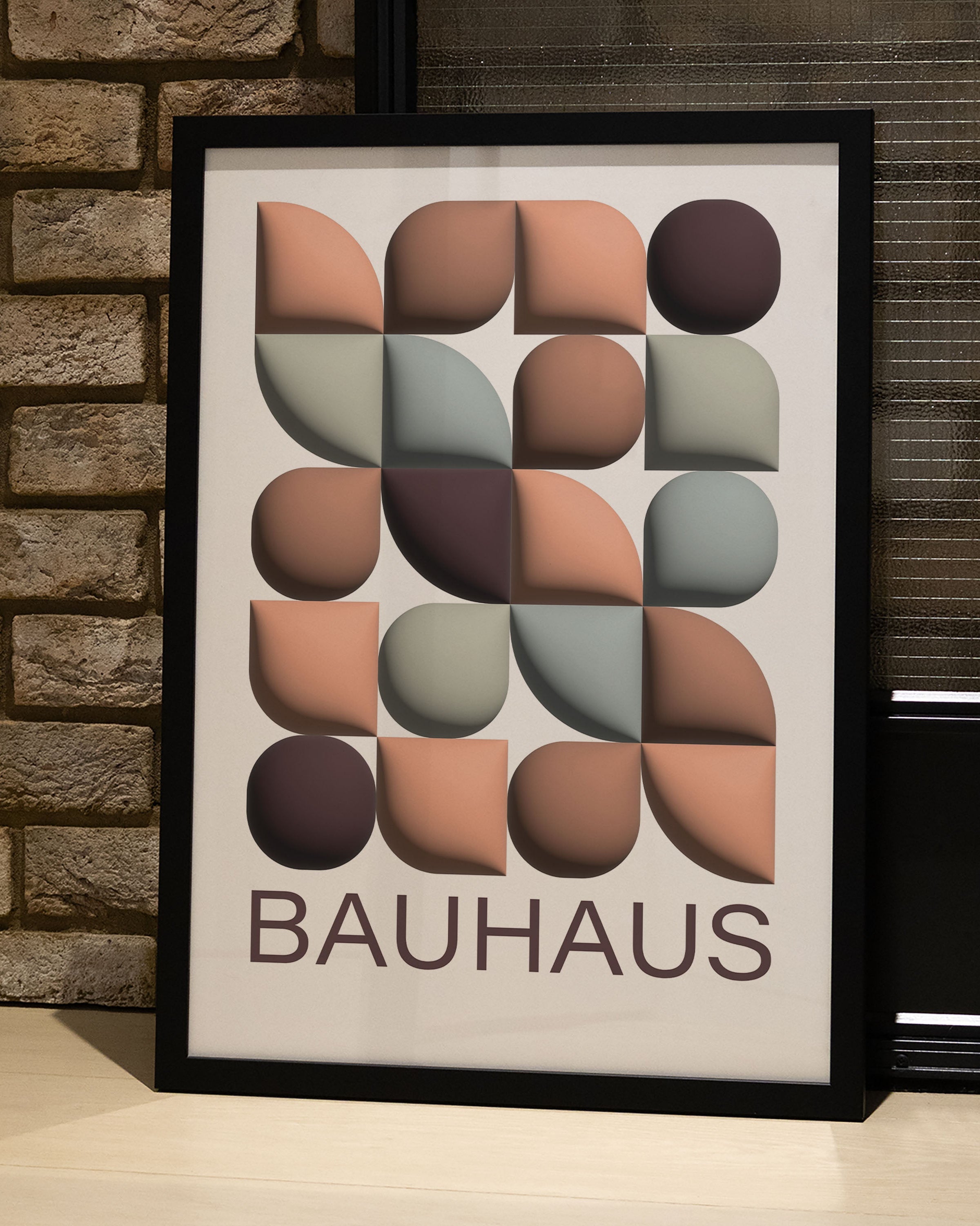 Bauforma Poster – FineArt Wandbild, moderne Kunst & Fine Art Print von Spawnd, handgefertigt & Made in Germany