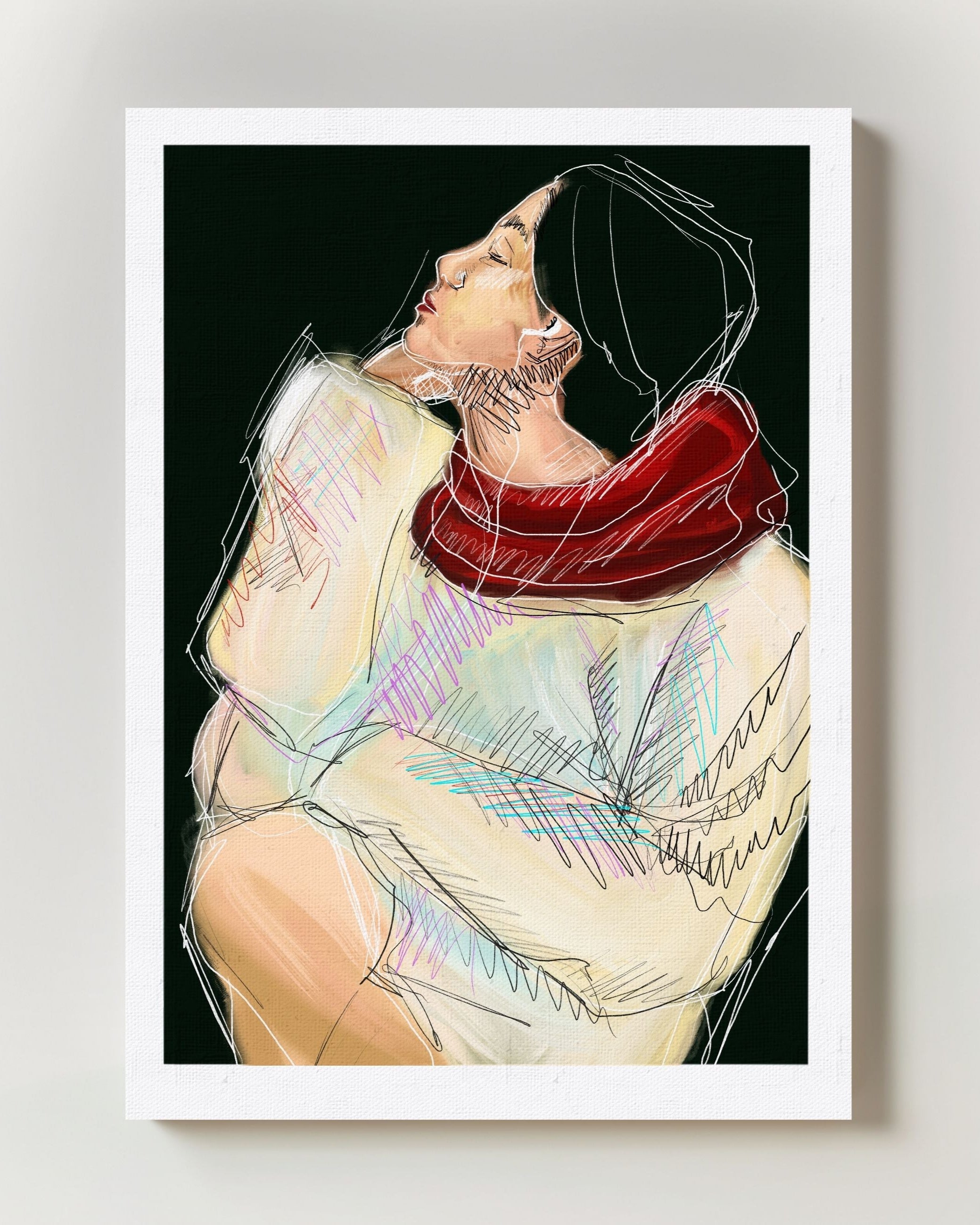 Beat Poster – FineArt Wandbild, moderne Kunst & Fine Art Print von Spawnd, handgefertigt & Made in Germany