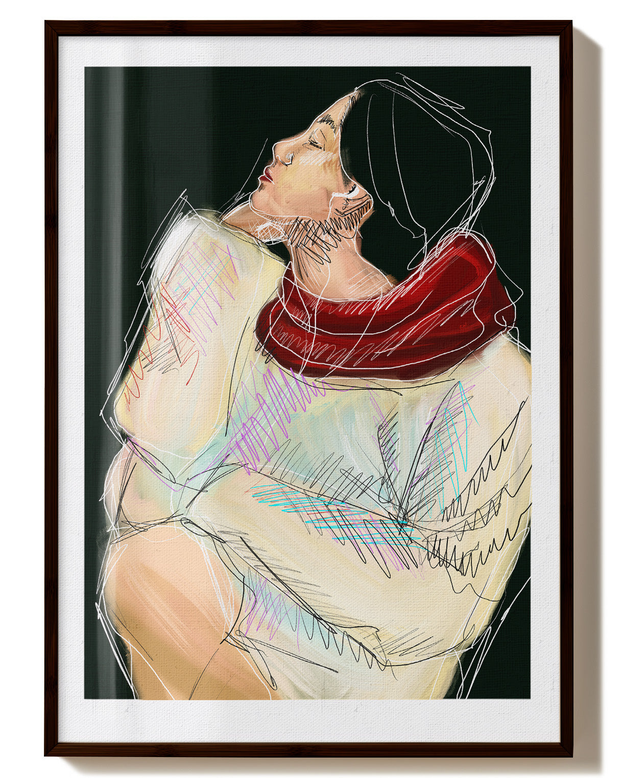 Beat Poster – FineArt Wandbild, moderne Kunst & Fine Art Print von Spawnd, handgefertigt & Made in Germany