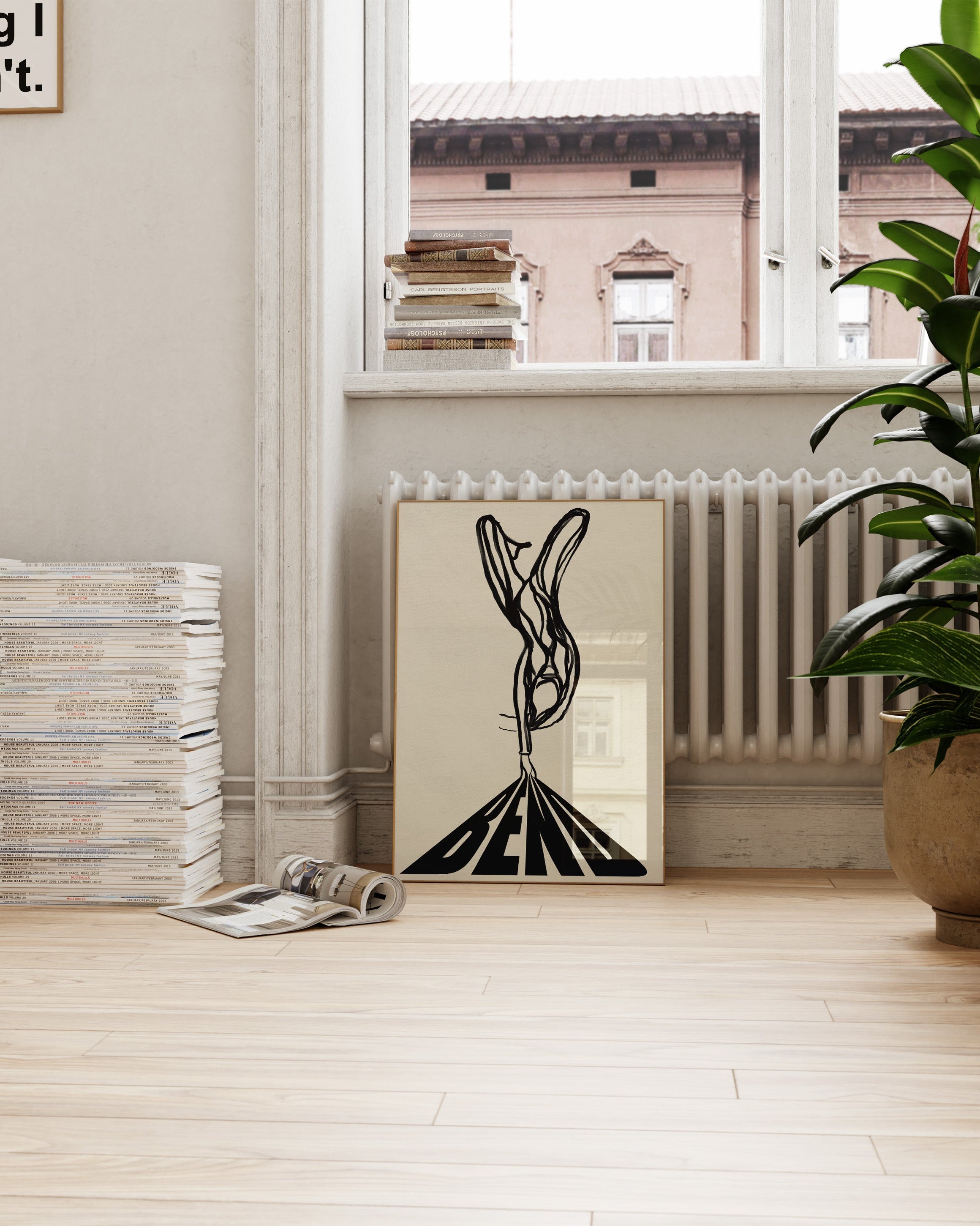 Bend Poster im Wohnzimmer – Fine Art Print – Spawnd