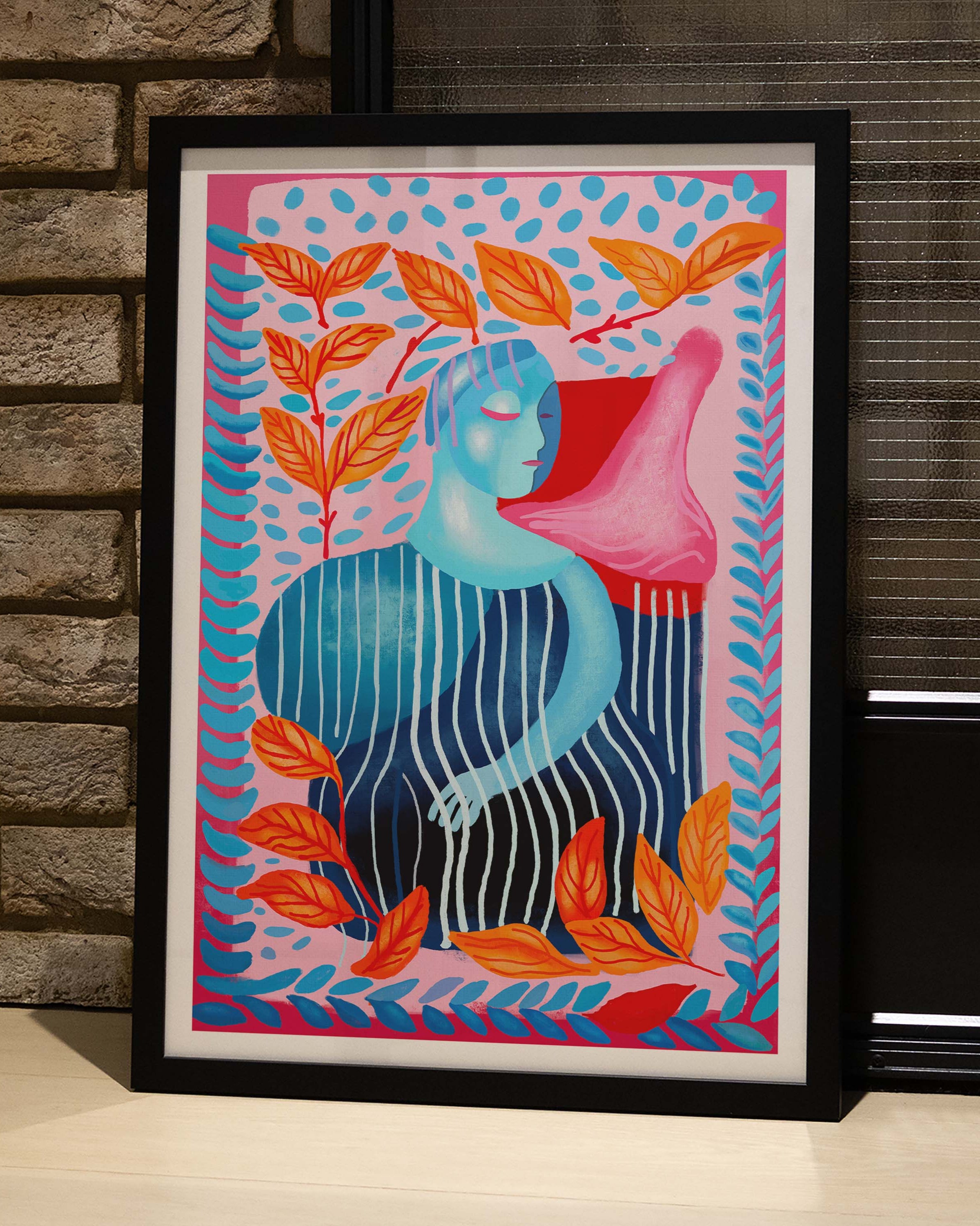 Beneath Quiet Skies Poster – FineArt Wandbild, moderne Kunst & Fine Art Print von Spawnd, handgefertigt & Made in Germany