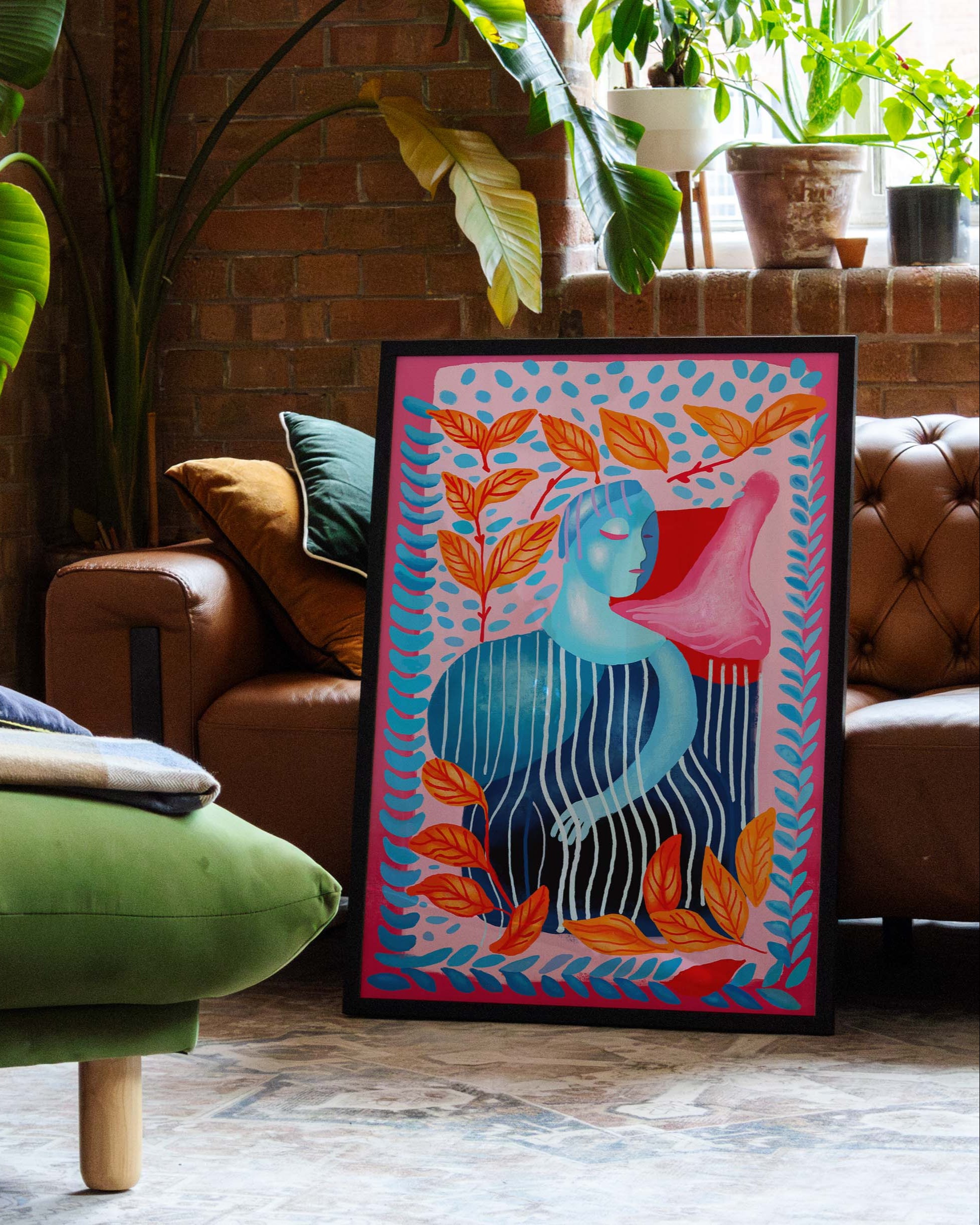 Beneath Quiet Skies Poster – FineArt Wandbild, moderne Kunst & Fine Art Print von Spawnd, handgefertigt & Made in Germany