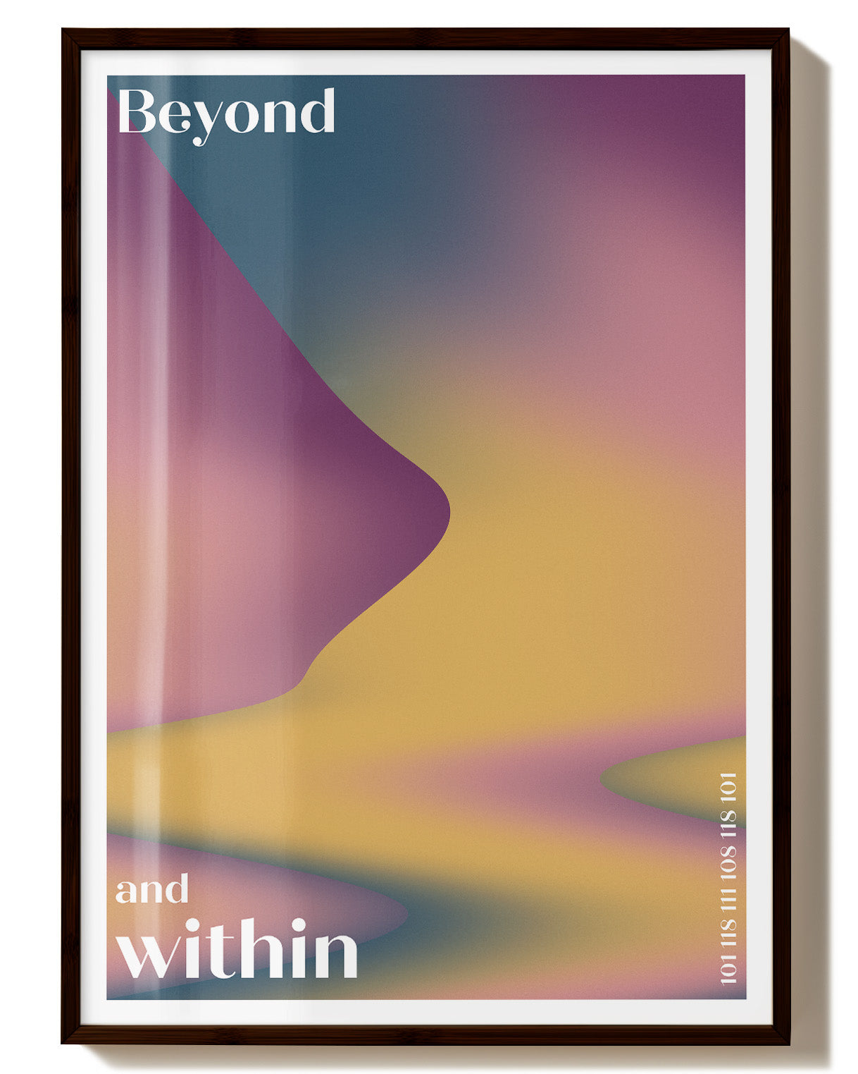 Beyond and within Poster – FineArt Wandbild, moderne Kunst & Fine Art Print von Spawnd, handgefertigt & Made in Germany
