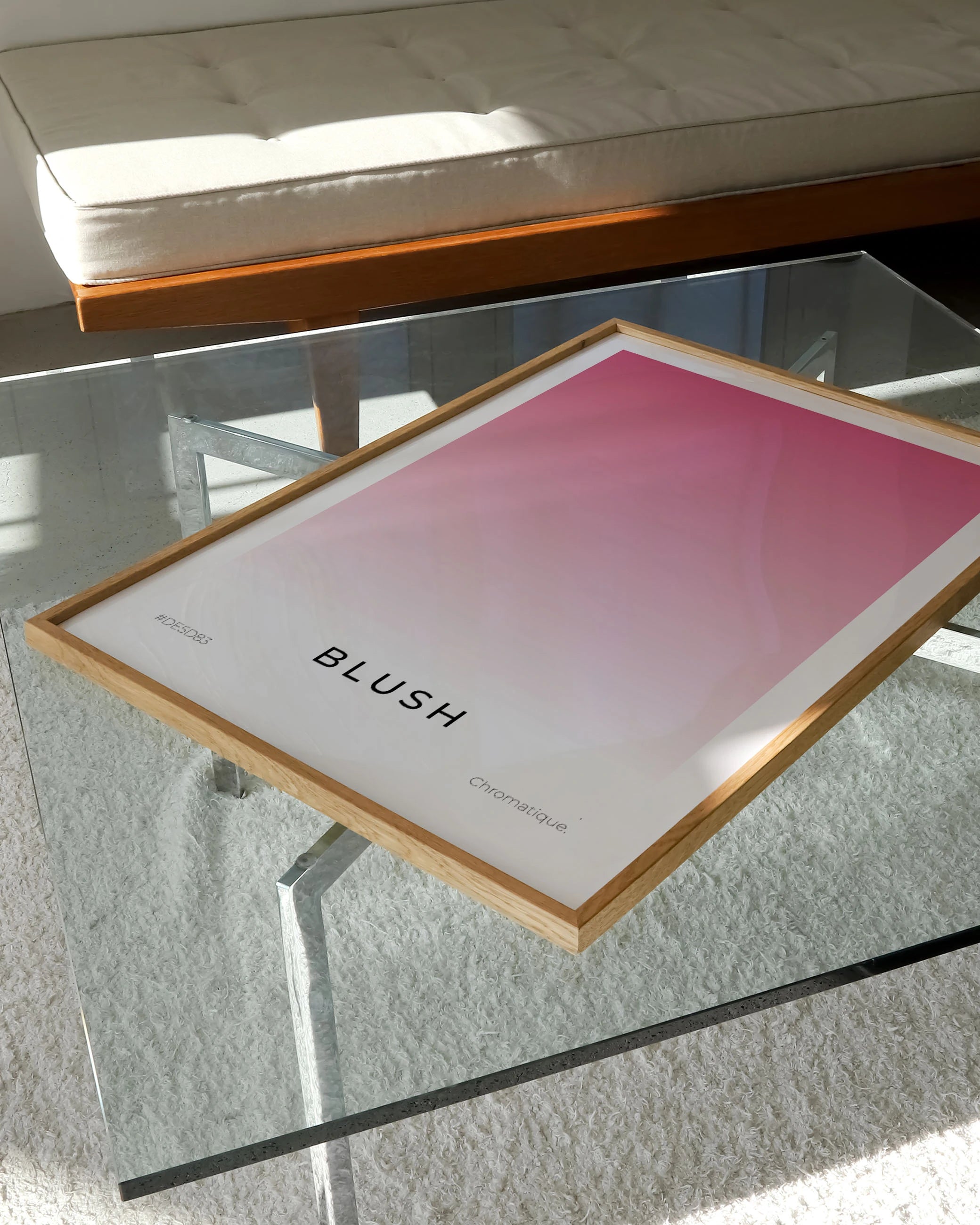 Blush Poster – FineArt Wandbild, moderne Kunst & Fine Art Print von Spawnd, handgefertigt & Made in Germany