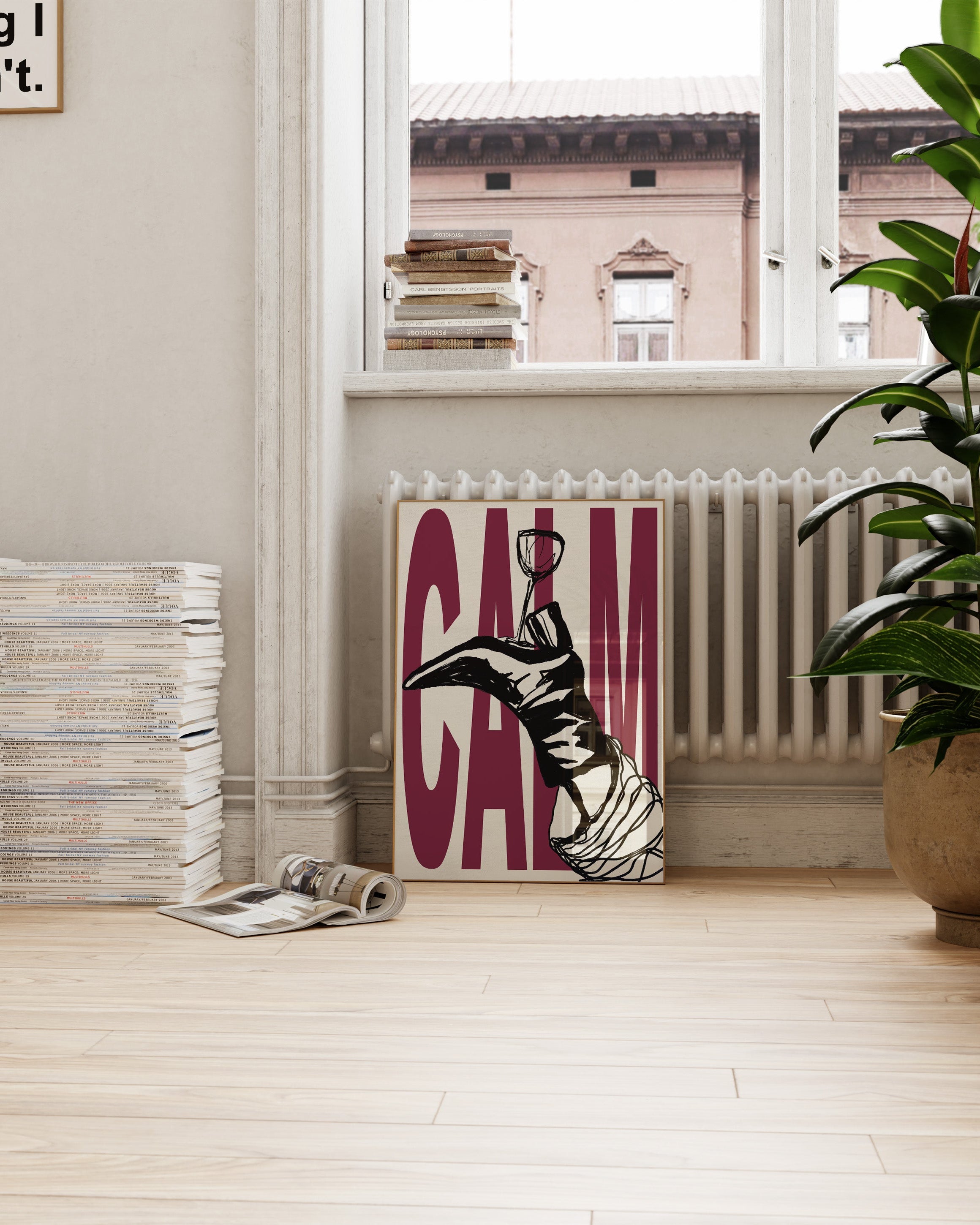 Calm Poster im Wohnzimmer – Fine Art Print – Spawnd