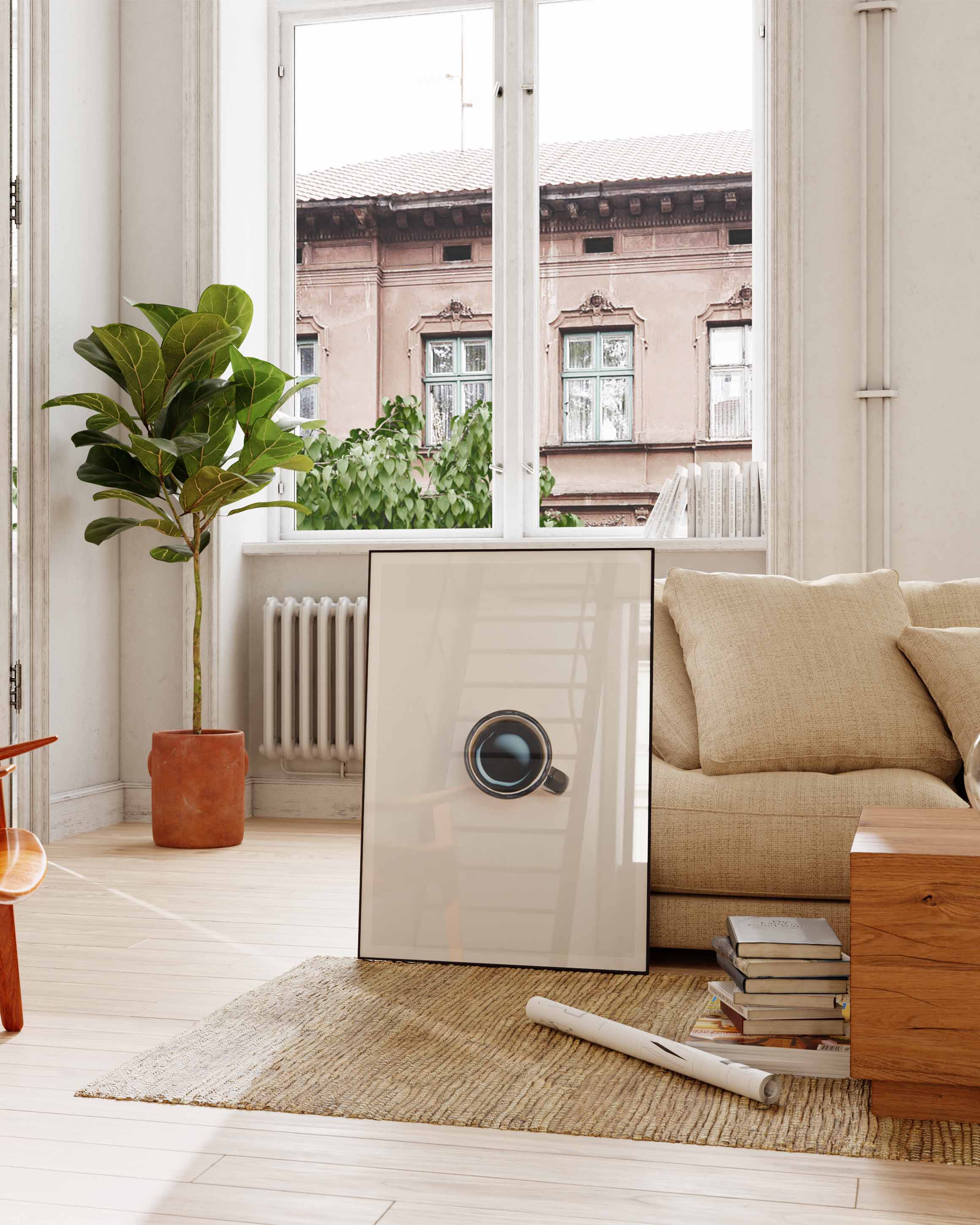 Cup Poster – FineArt Wandbild, moderne Kunst & Fine Art Print von Spawnd, handgefertigt & Made in Germany