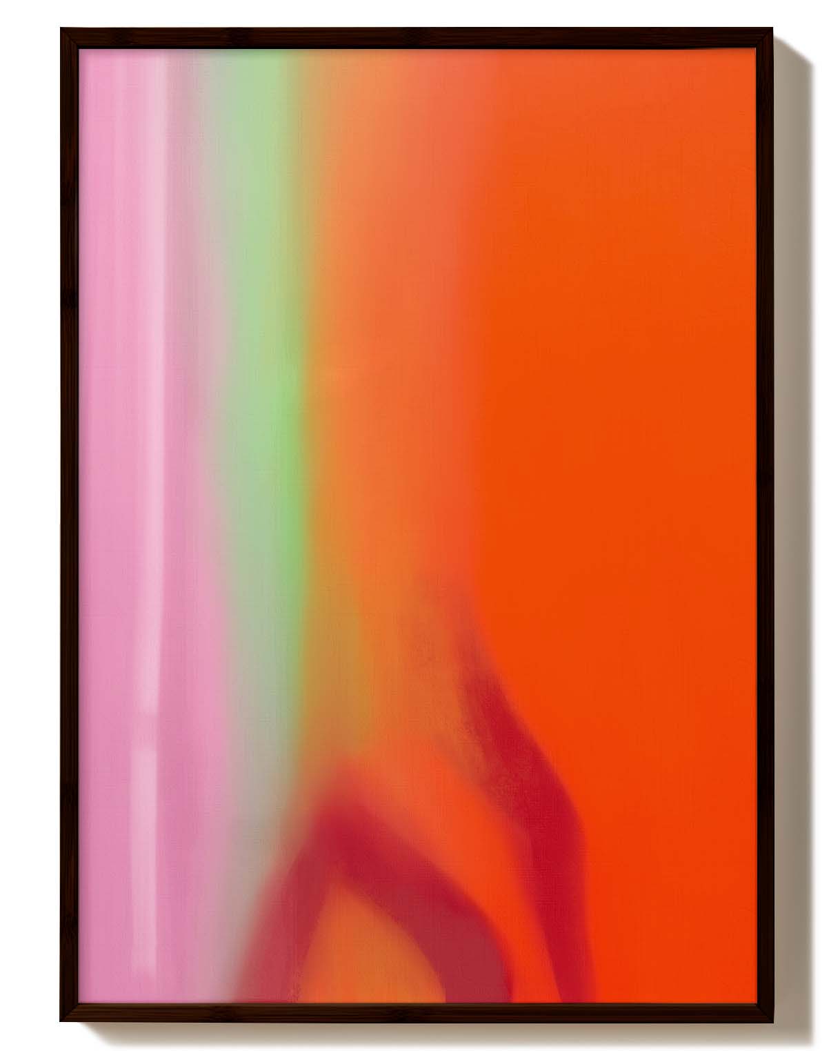 Forget | Abstraktes Farbverlauf-Poster