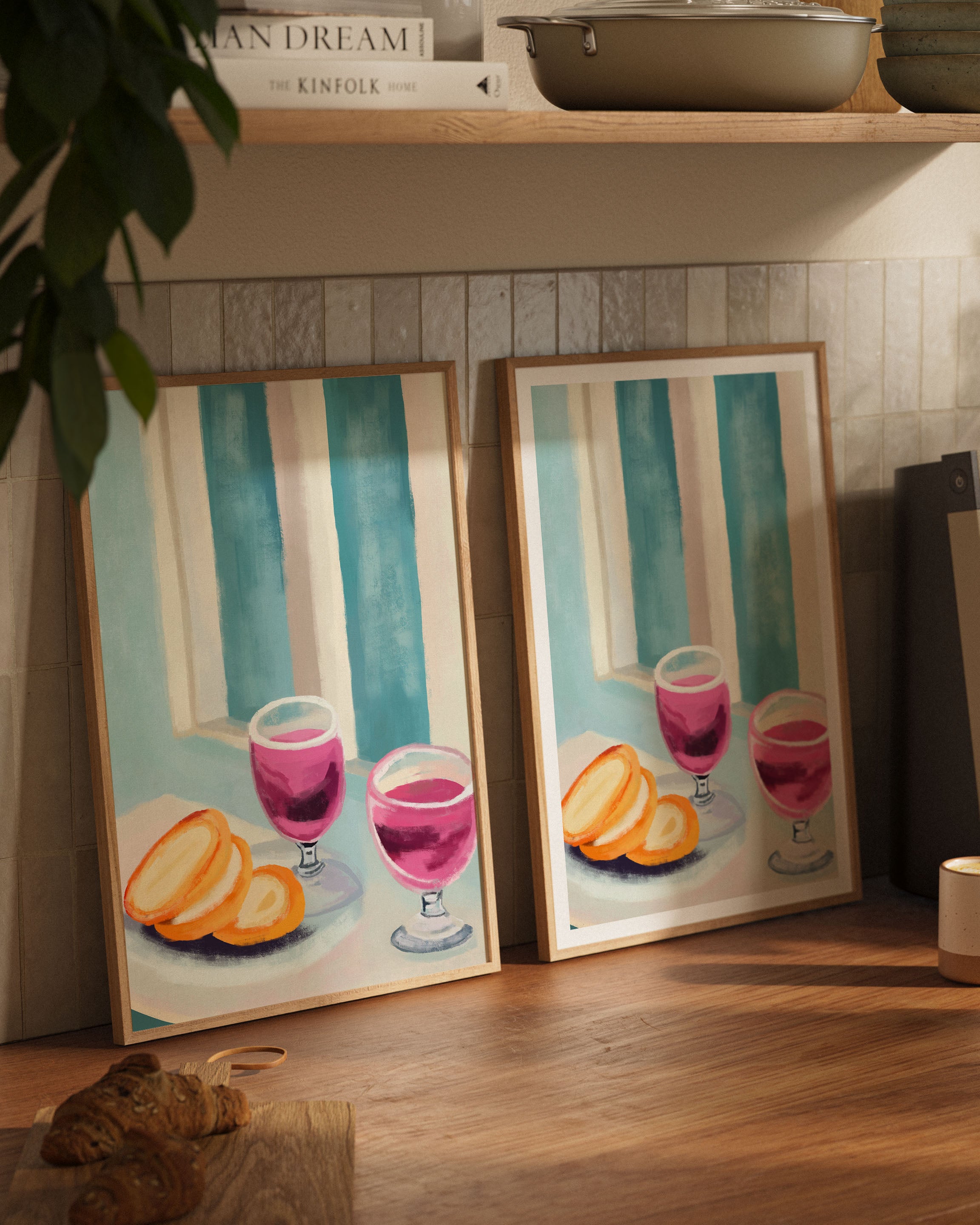 Des Pâtisseries Poster – FineArt Wandbild, moderne Kunst & Fine Art Print von Spawnd, handgefertigt & Made in Germany