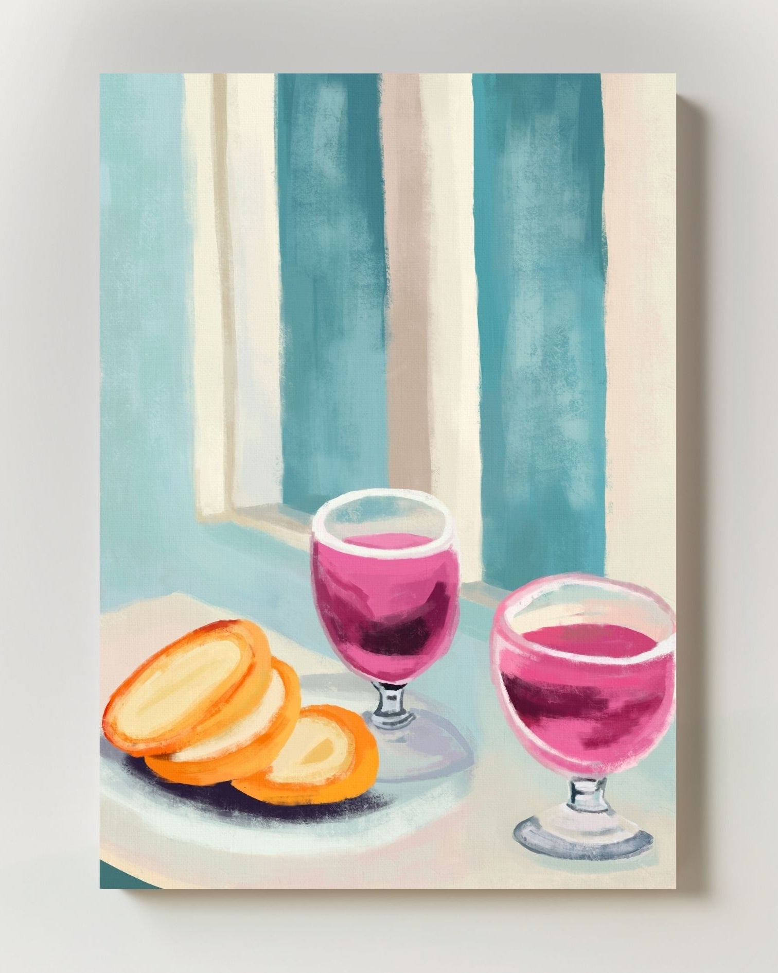 Des Pâtisseries Poster – FineArt Wandbild, moderne Kunst & Fine Art Print von Spawnd, handgefertigt & Made in Germany