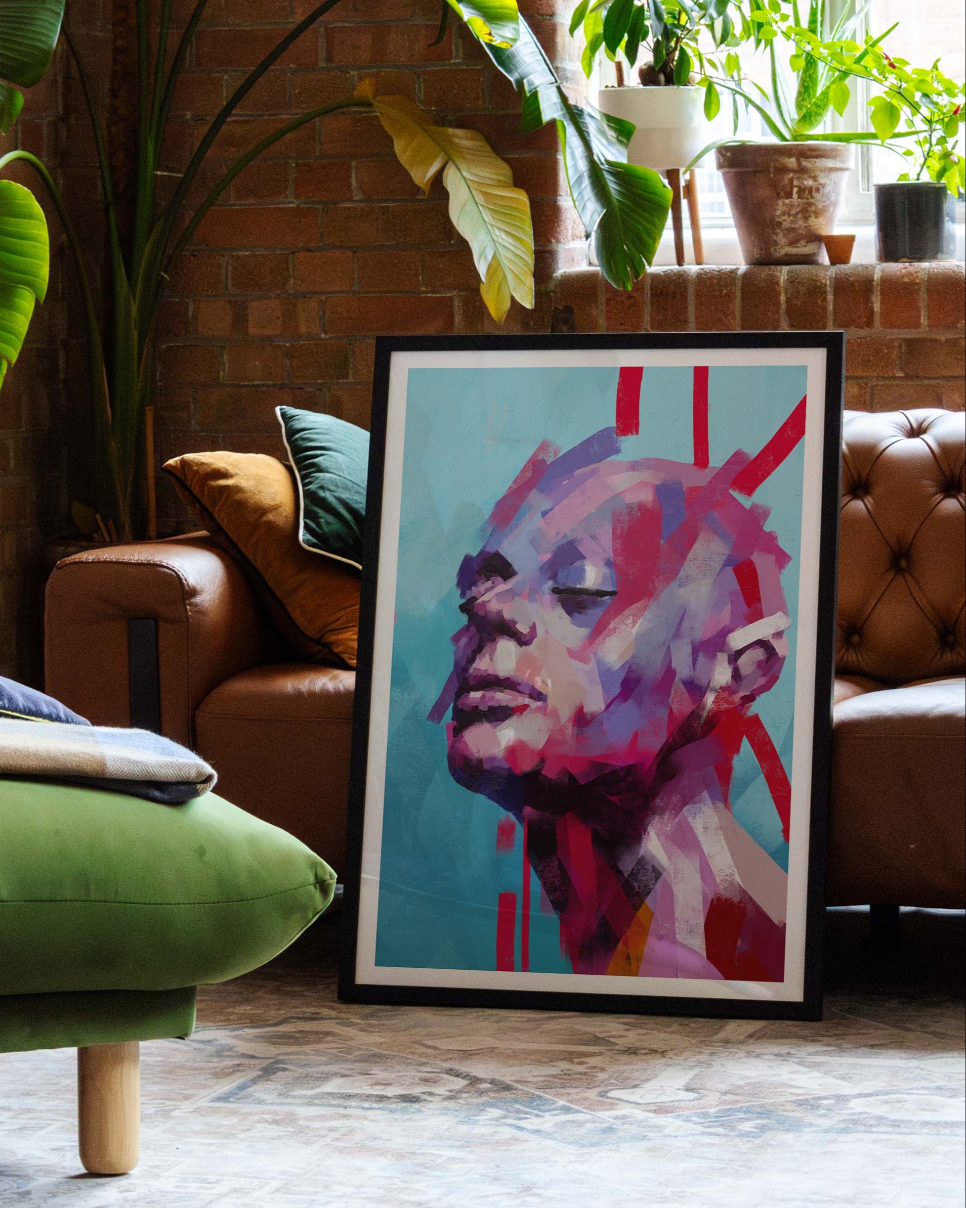 Drowning in Paint Poster – FineArt Wandbild, moderne Kunst & Fine Art Print von Spawnd, handgefertigt & Made in Germany