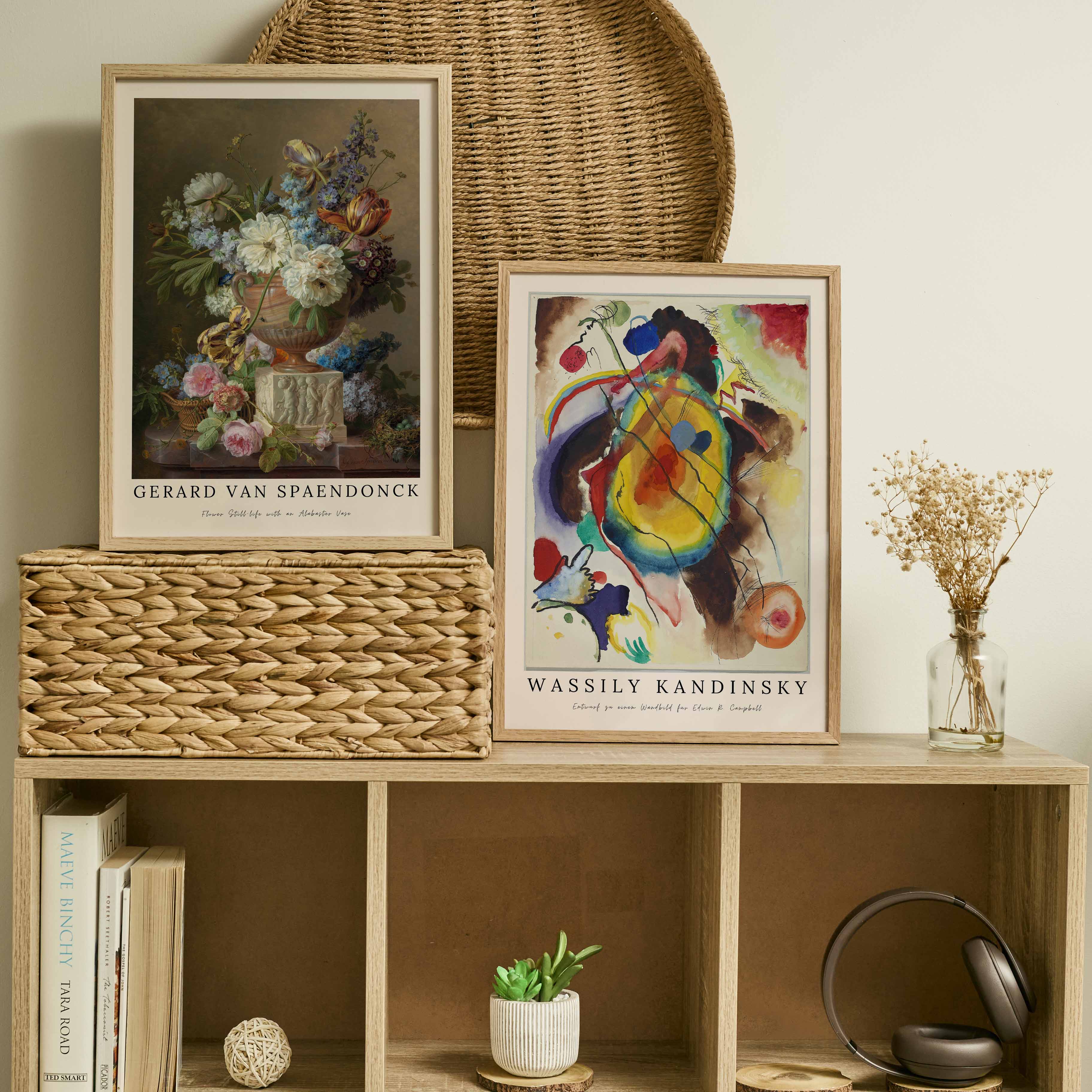 Flower Still-life with an Alabaster Vase