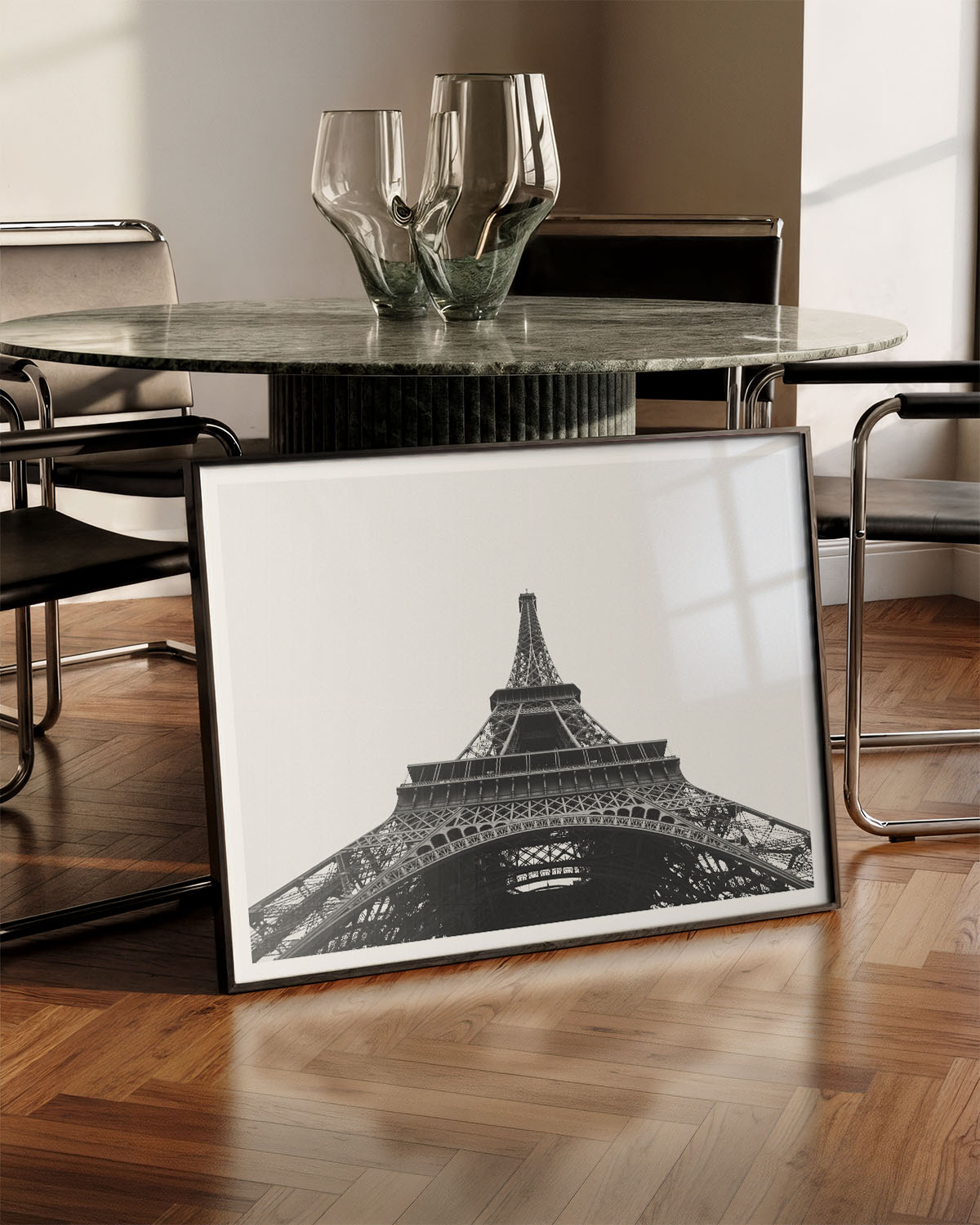 Eifeltower No1 Poster – FineArt Wandbild, moderne Kunst & Fine Art Print von Spawnd, handgefertigt & Made in Germany