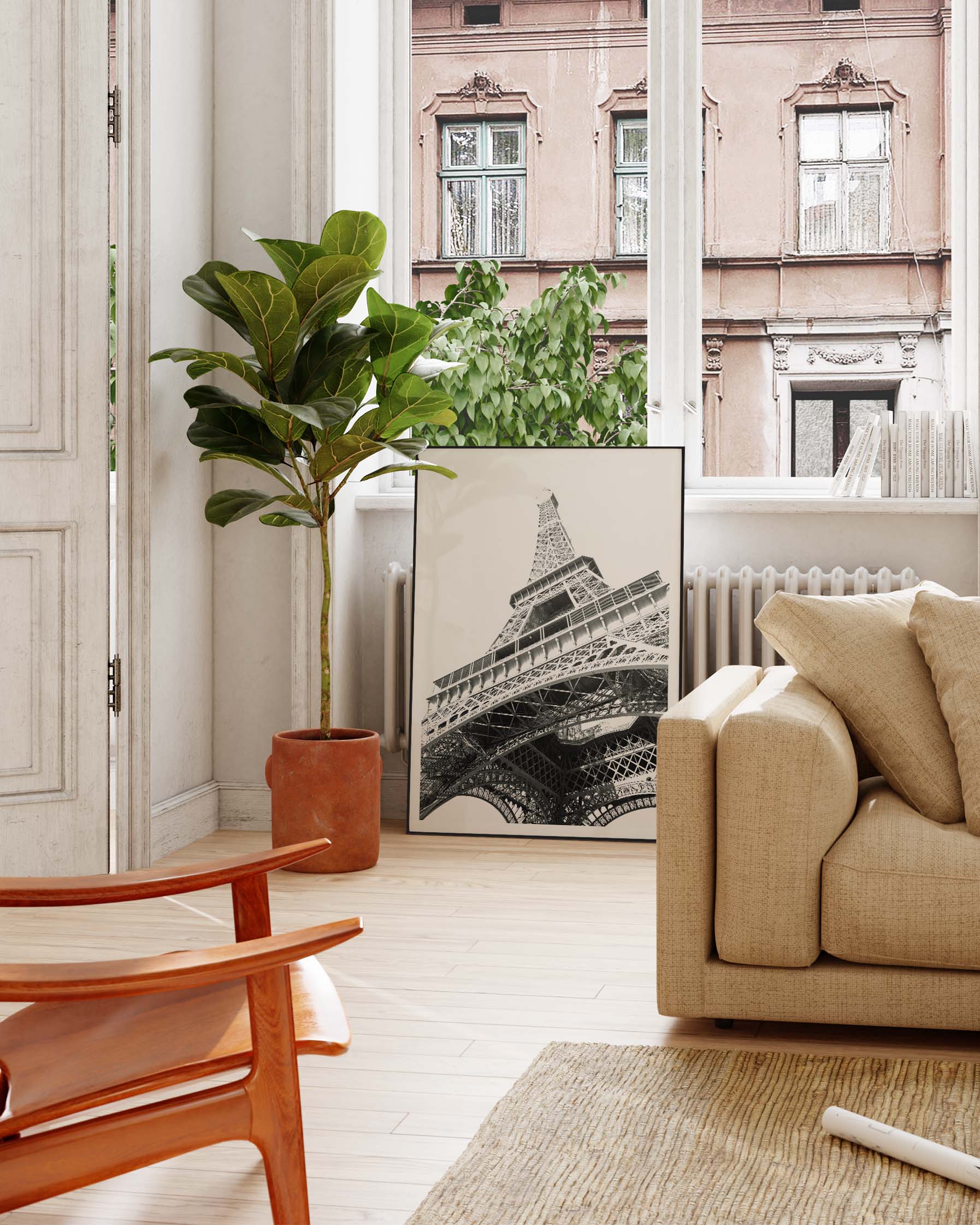 Eifeltower No4 Poster – FineArt Wandbild, moderne Kunst & Fine Art Print von Spawnd, handgefertigt & Made in Germany