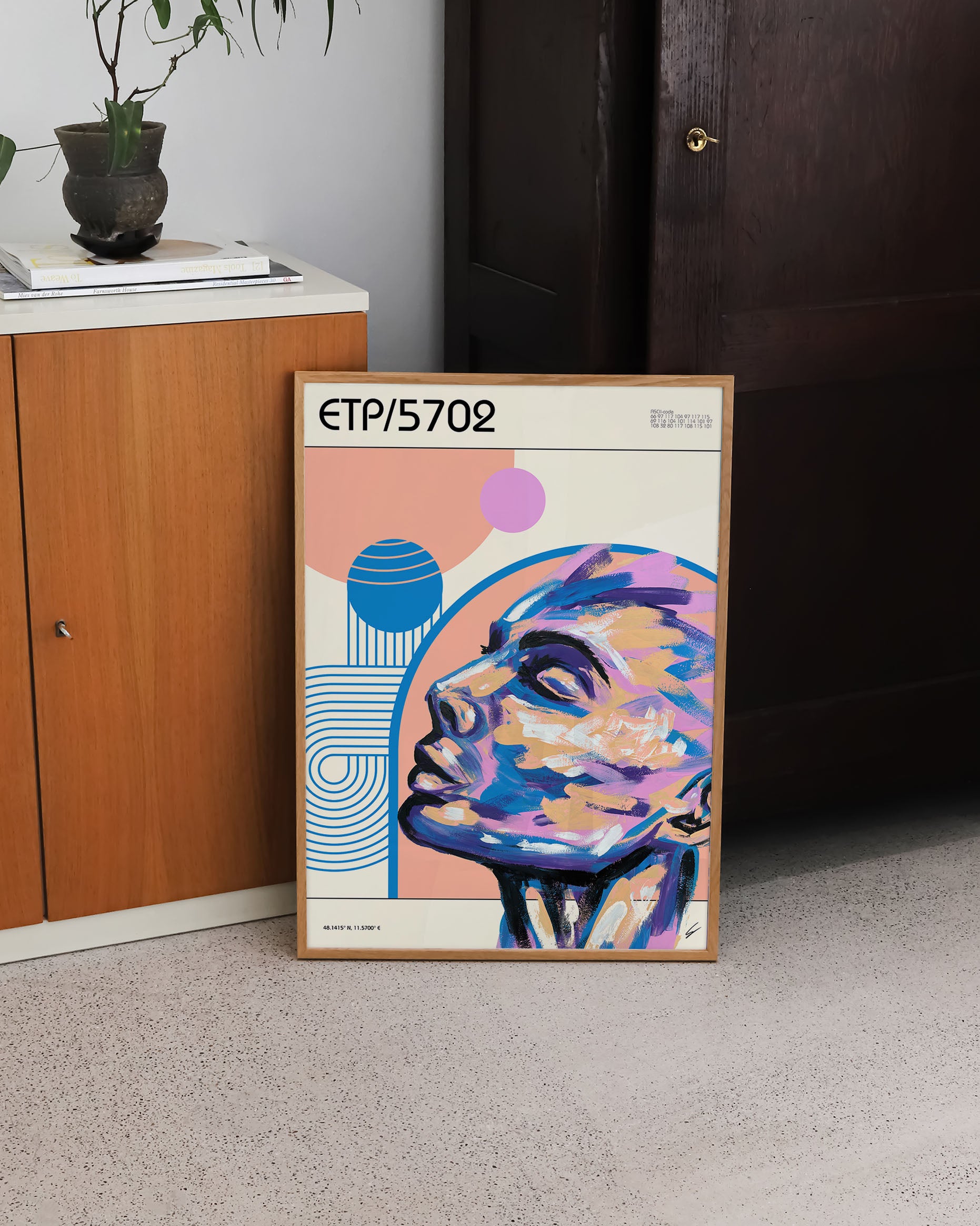 ETP/5702 Poster – FineArt Wandbild, moderne Kunst & Fine Art Print von Spawnd, handgefertigt & Made in Germany