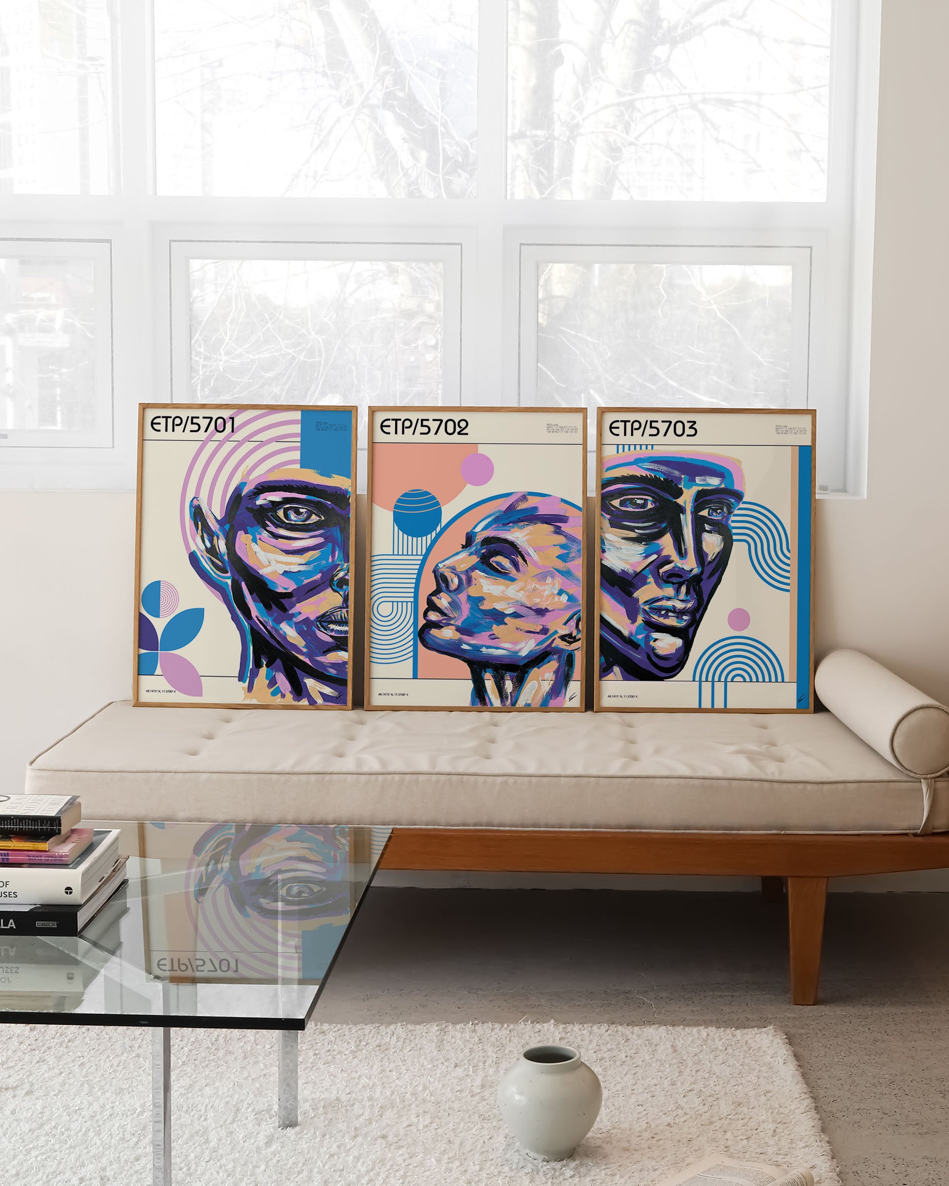 ETP/5702 Poster – FineArt Wandbild, moderne Kunst & Fine Art Print von Spawnd, handgefertigt & Made in Germany