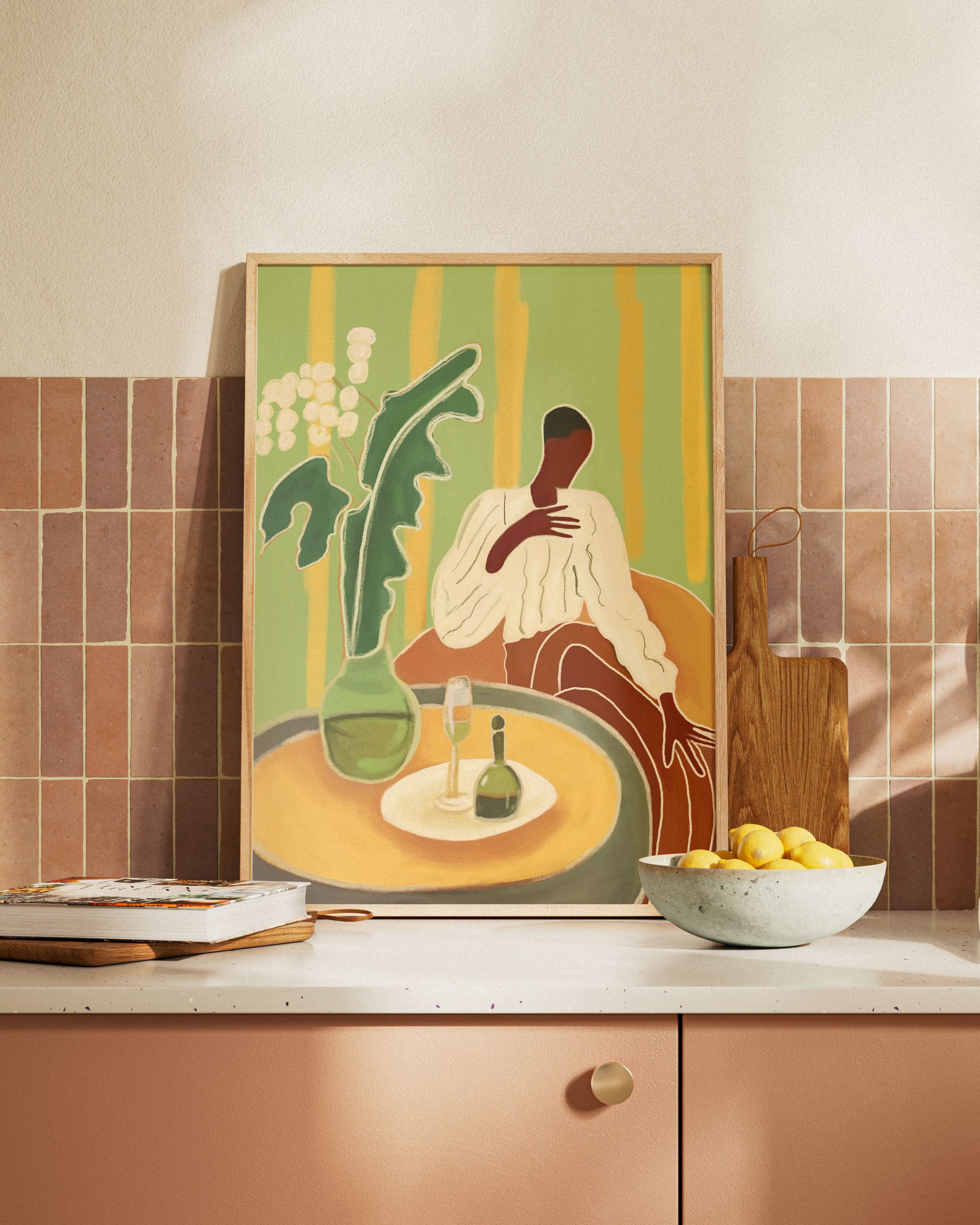 Evening Poster – FineArt Wandbild, moderne Kunst & Fine Art Print von Spawnd, handgefertigt & Made in Germany