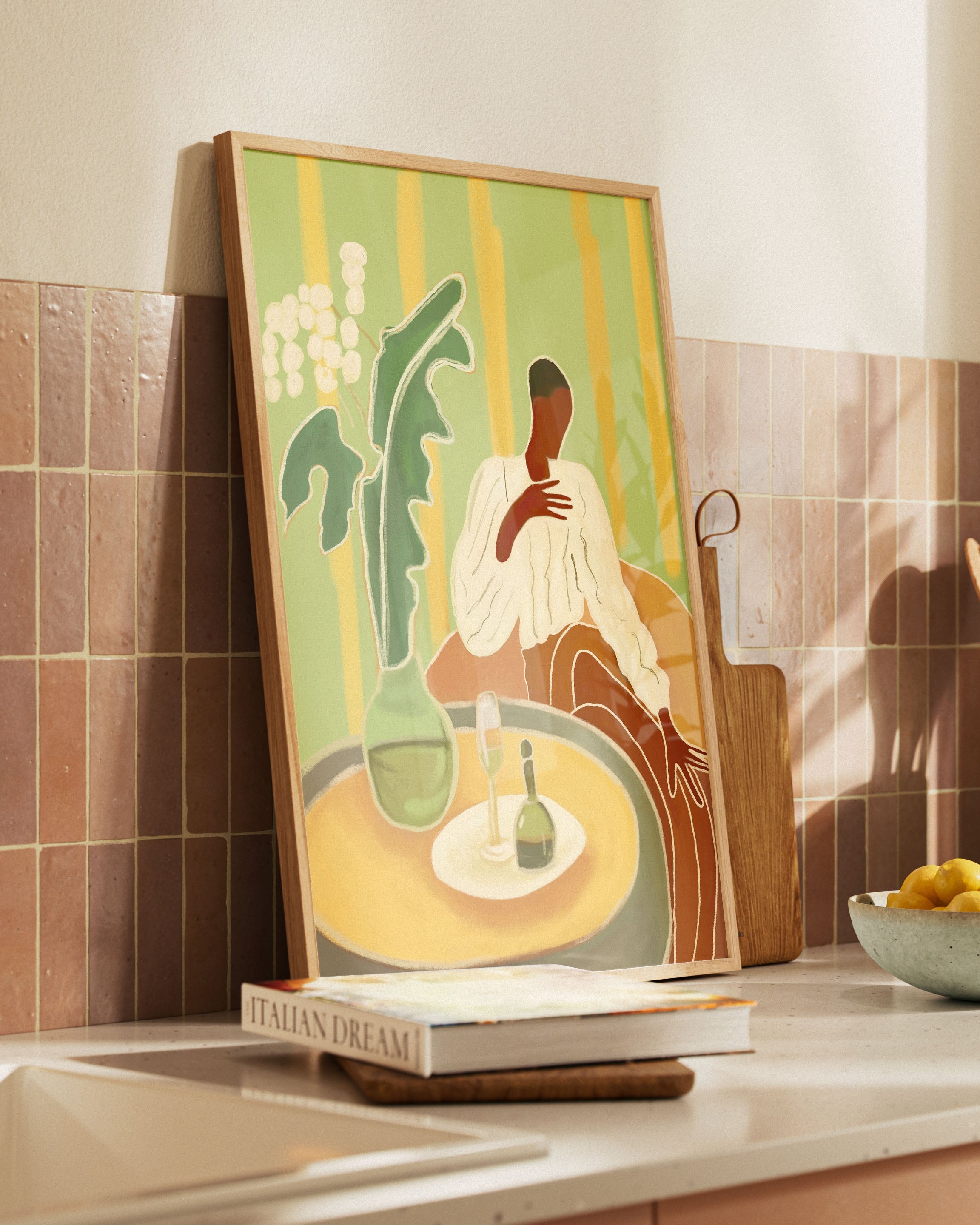 Evening Poster – FineArt Wandbild, moderne Kunst & Fine Art Print von Spawnd, handgefertigt & Made in Germany