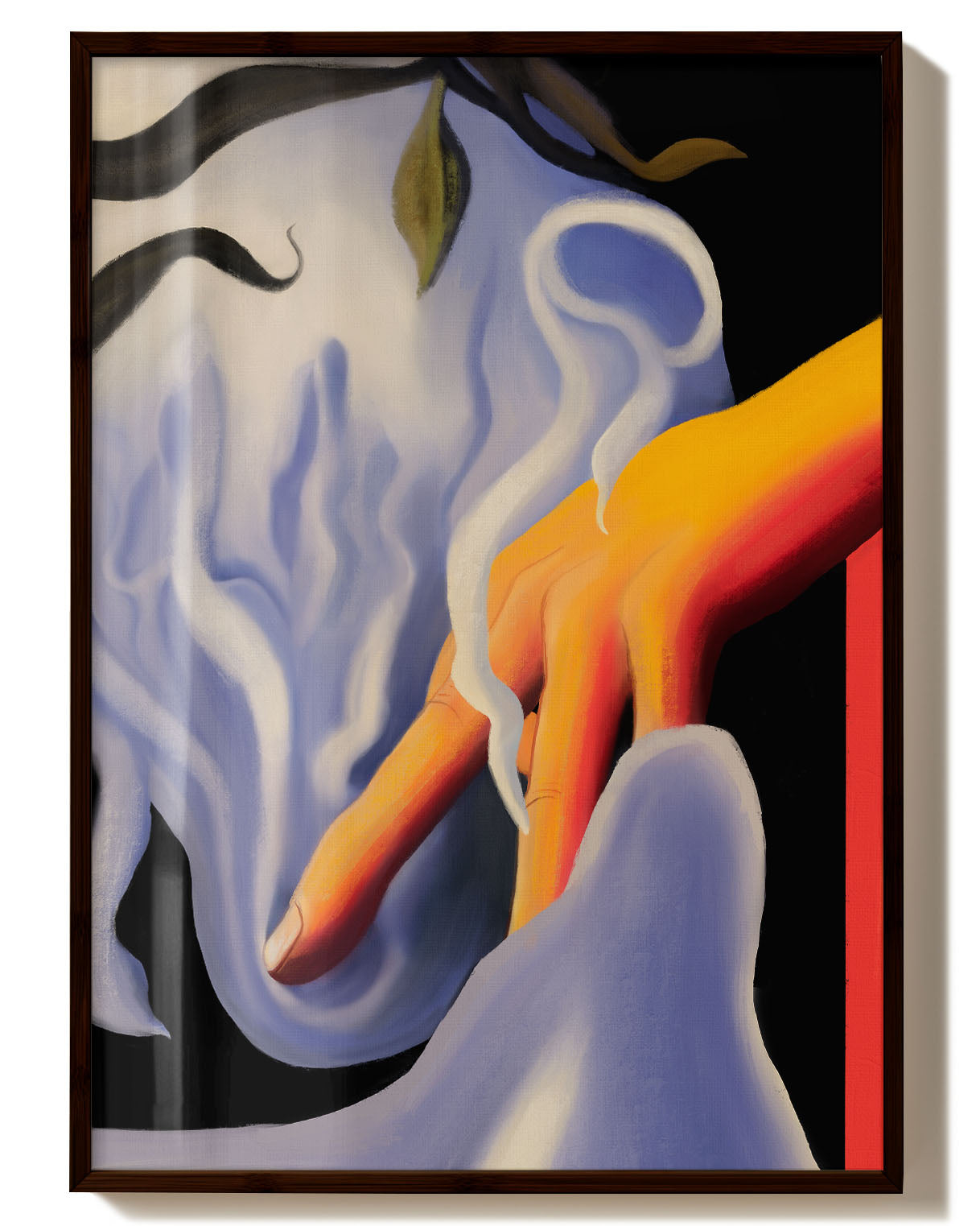 Touch of Smoke | Surreales Kunstposter
