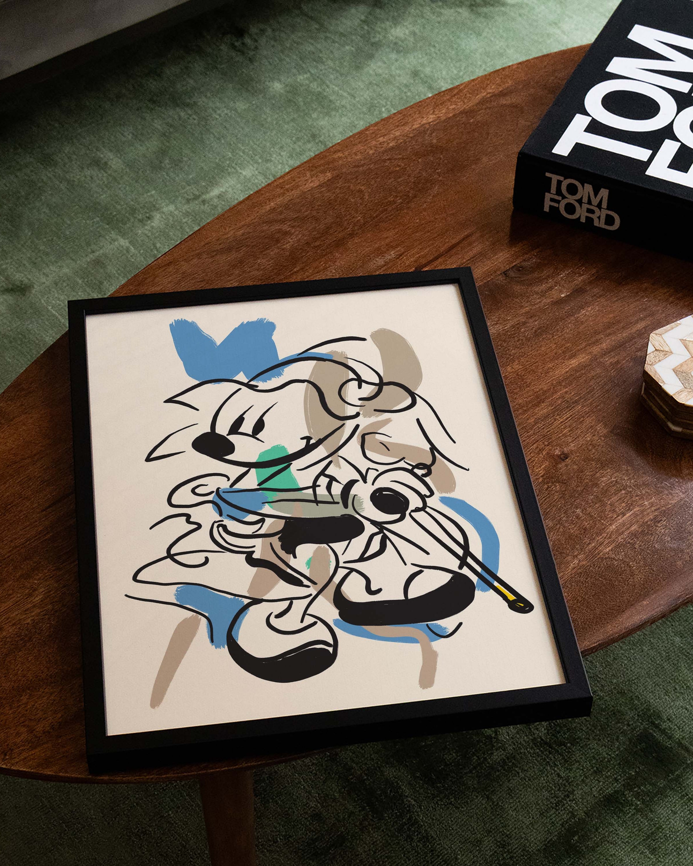 First Sketches Poster im Wohnzimmer – Fine Art Print – Spawnd